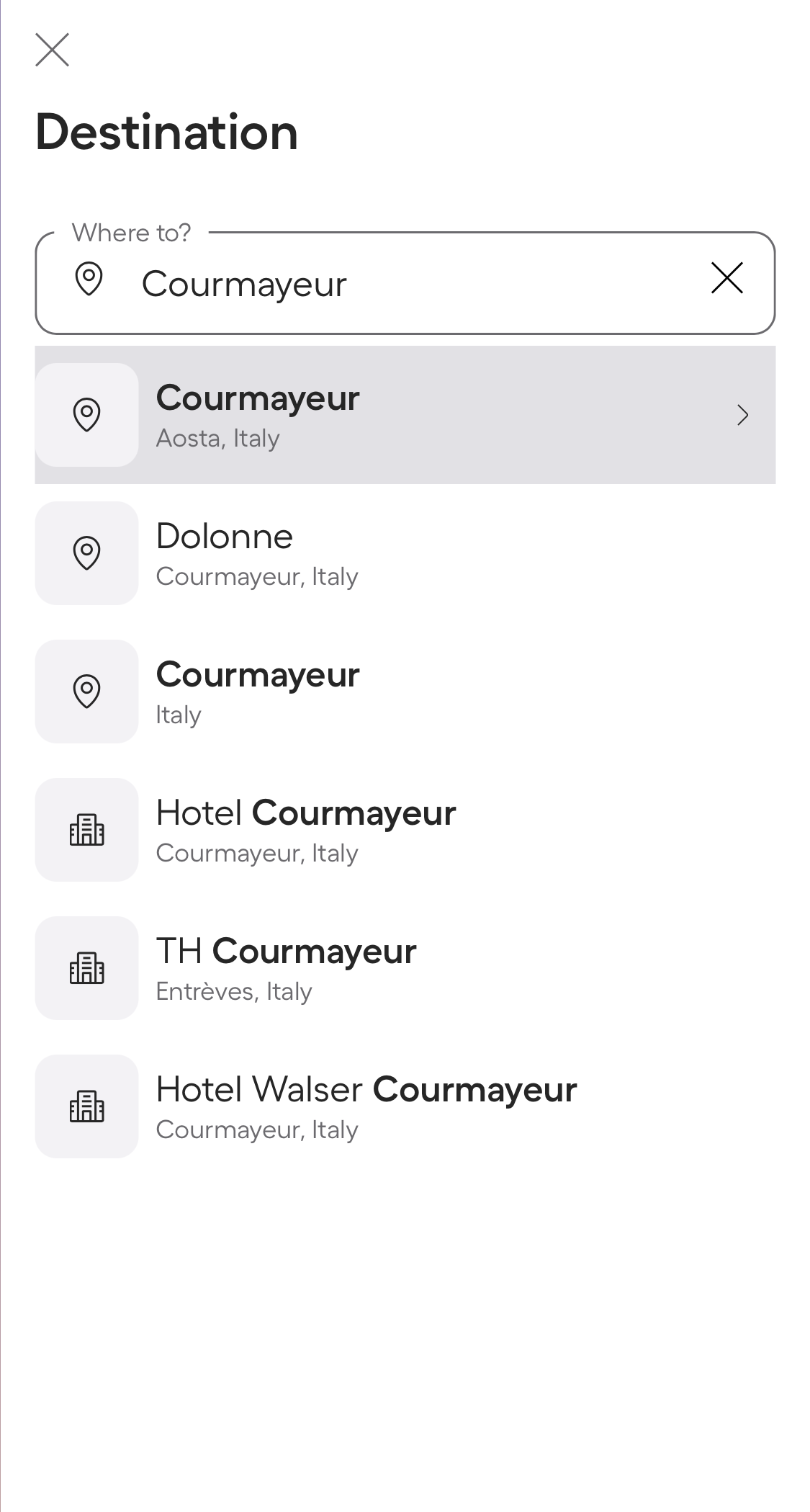 Mobile screenshot of HomeToGo