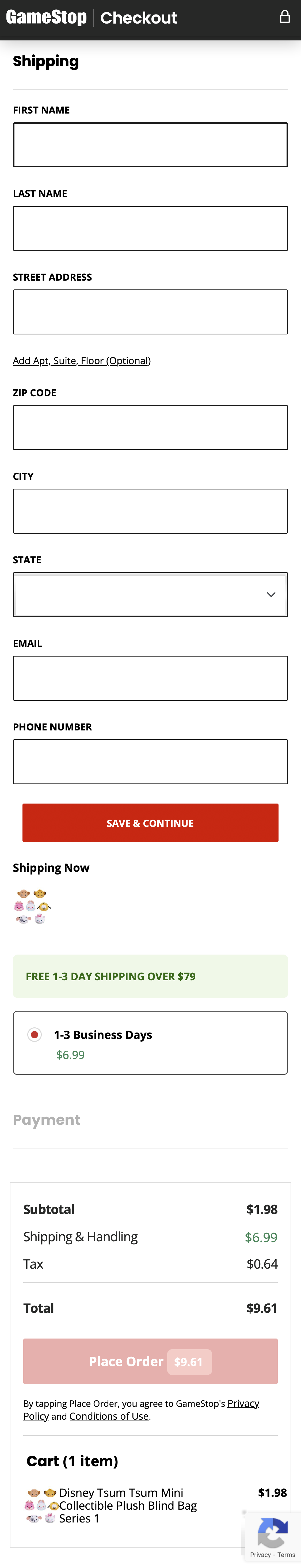 Mobile screenshot of Gamestop