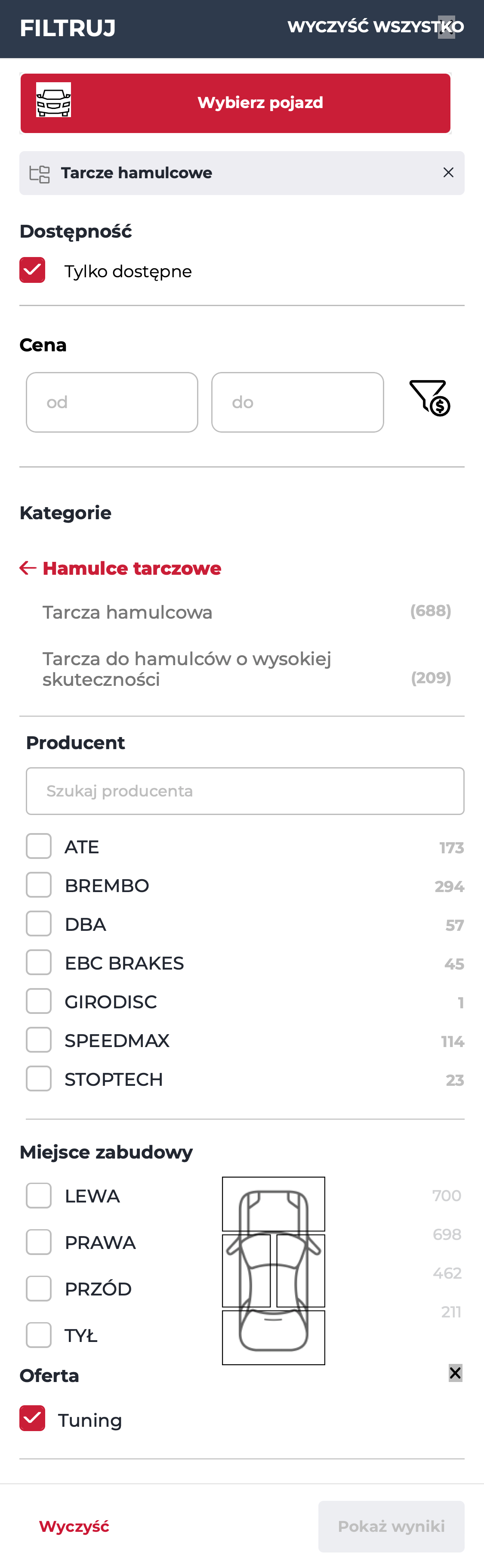 Mobile screenshot of Inter Cars