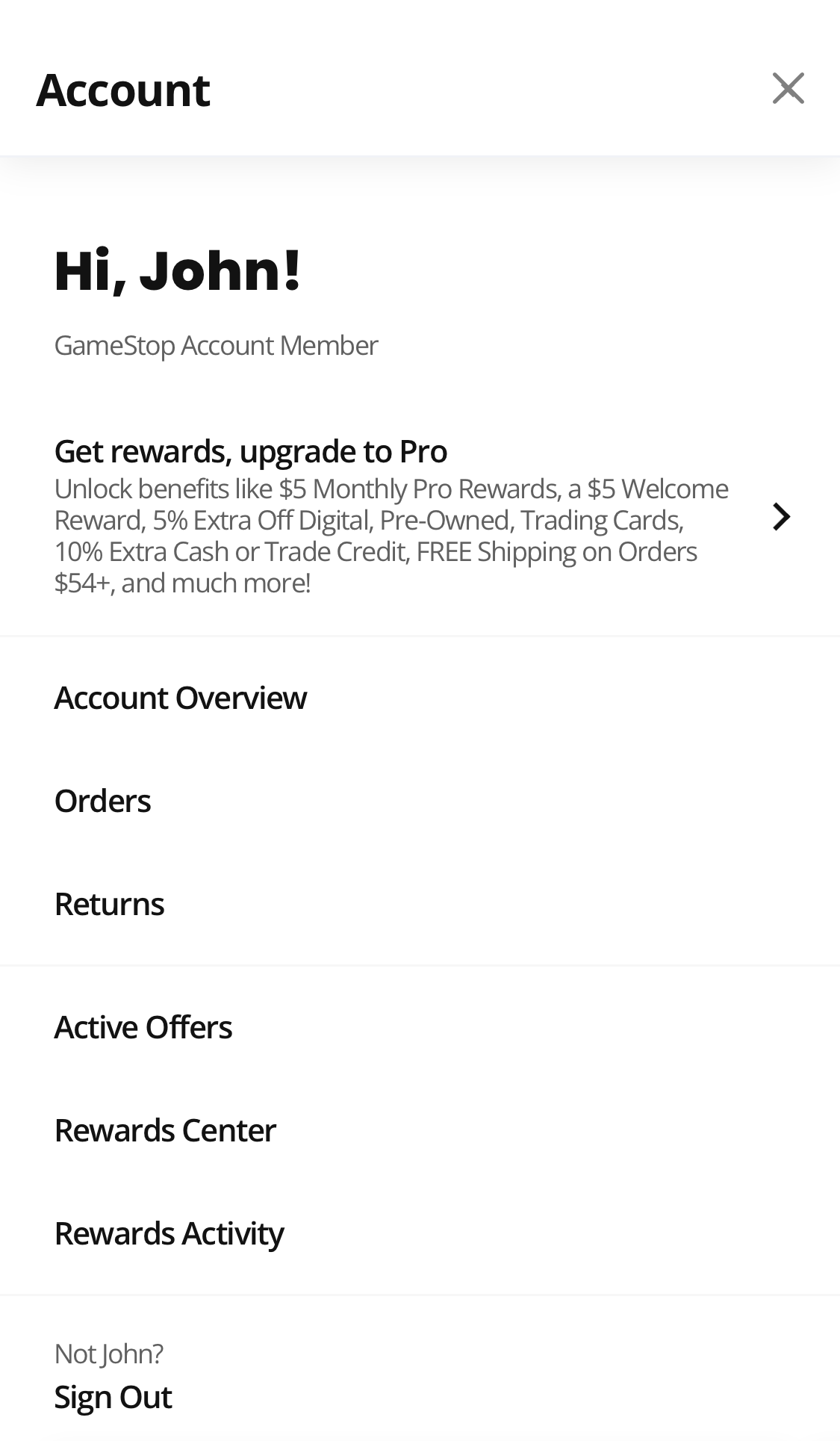 Mobile screenshot of Gamestop