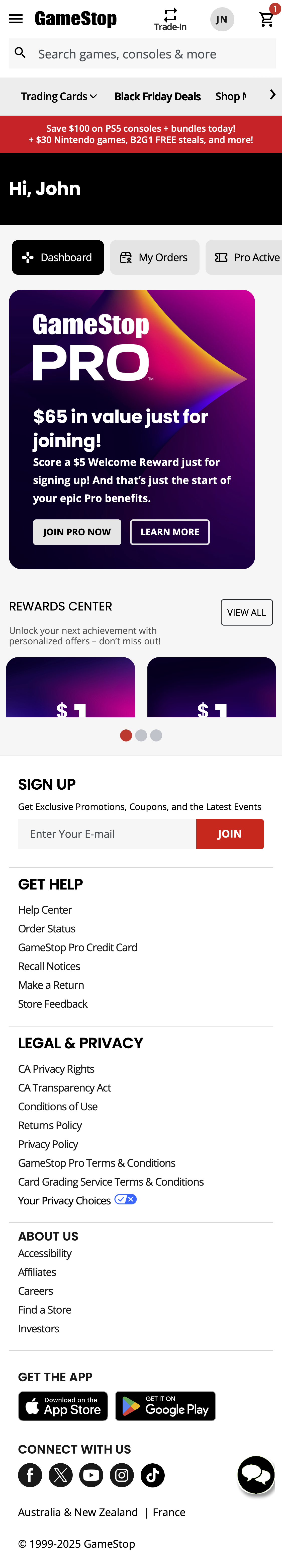 Mobile screenshot of Gamestop