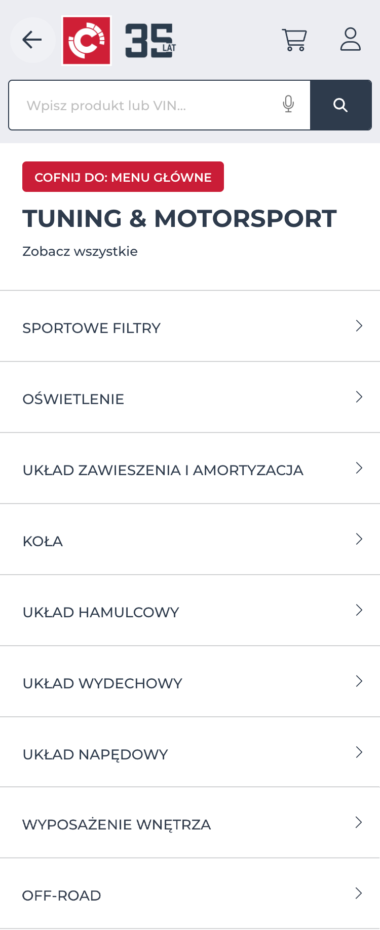 Mobile screenshot of Inter Cars