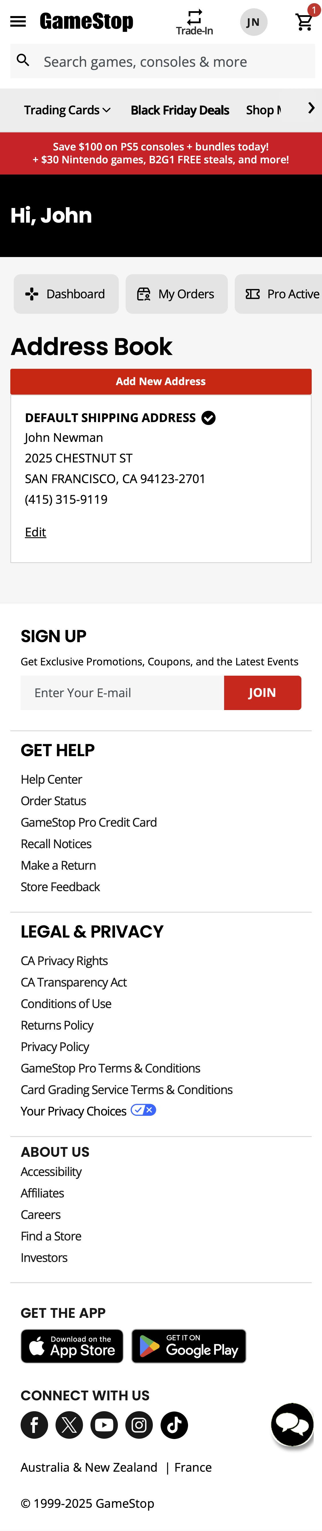 Mobile screenshot of Gamestop