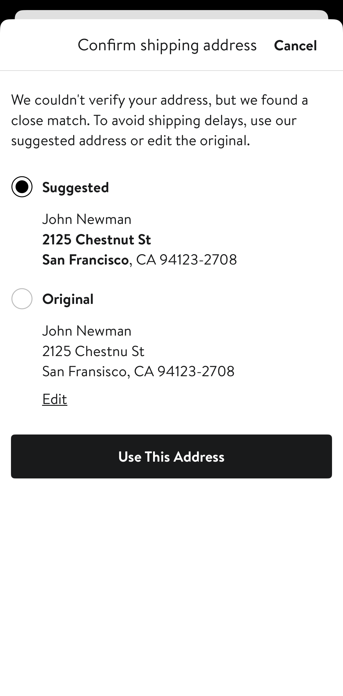 Mobile screenshot of Nordstrom