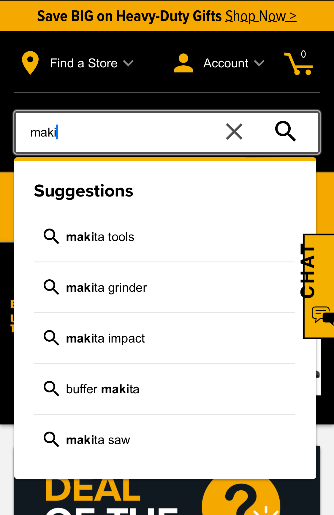Mobile screenshot of Northern Tool