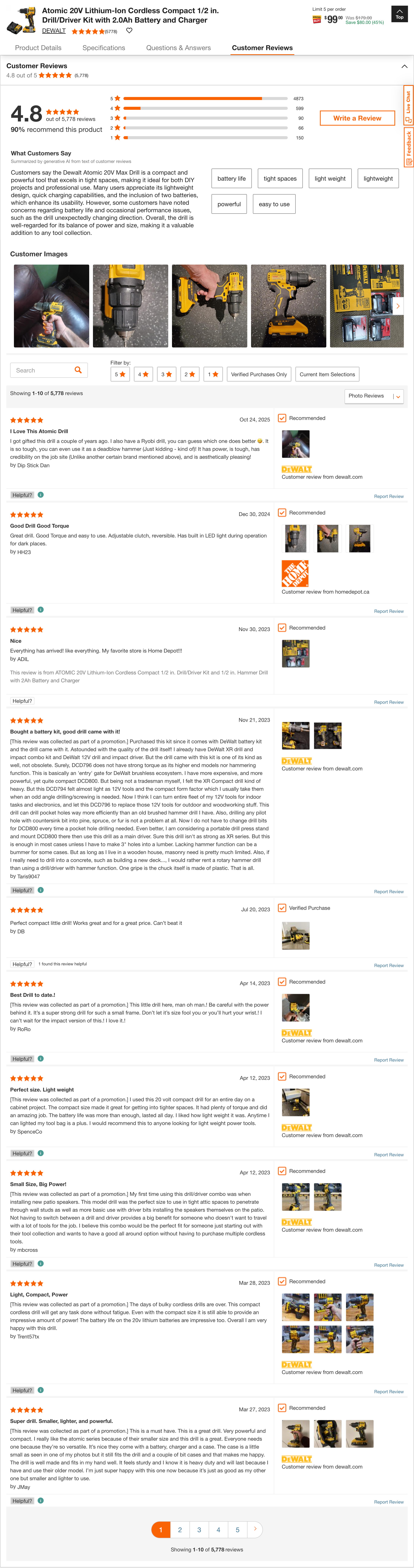 Desktop screenshot of Home Depot