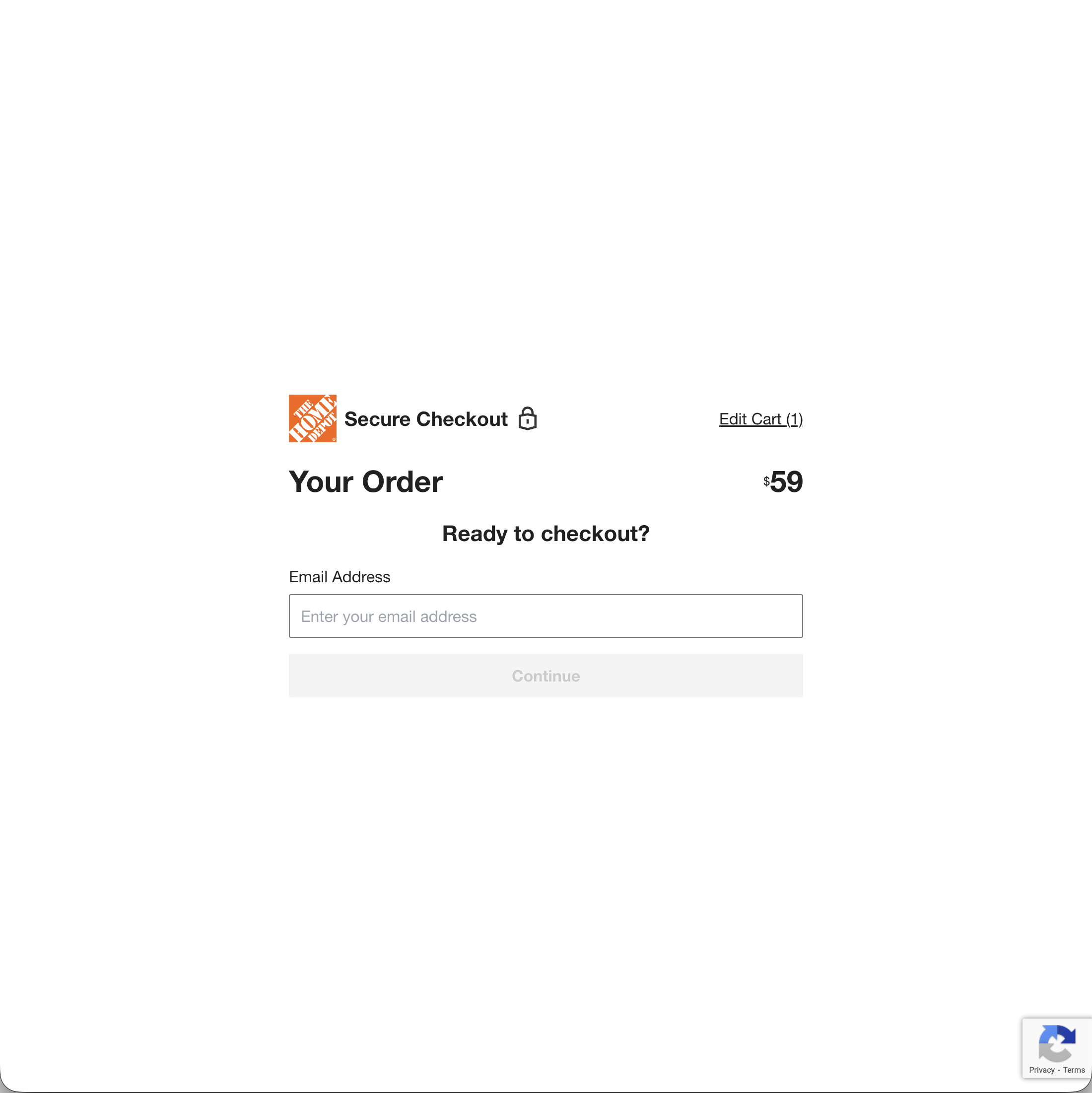 Desktop screenshot of Home Depot