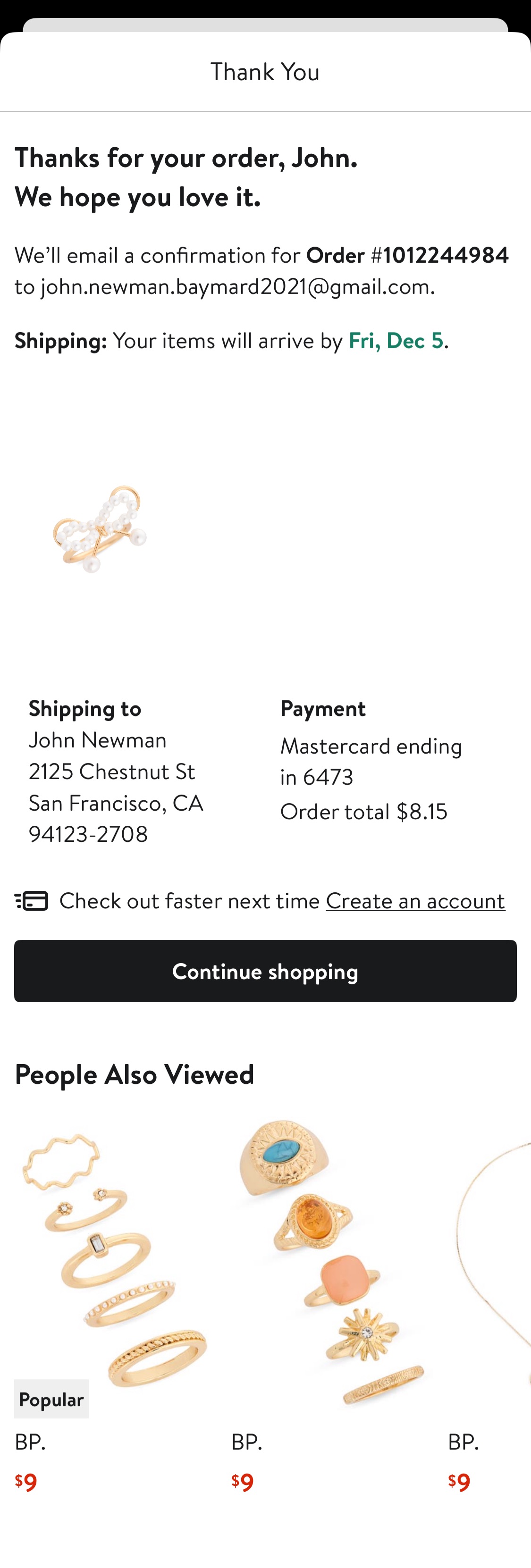 Mobile screenshot of Nordstrom