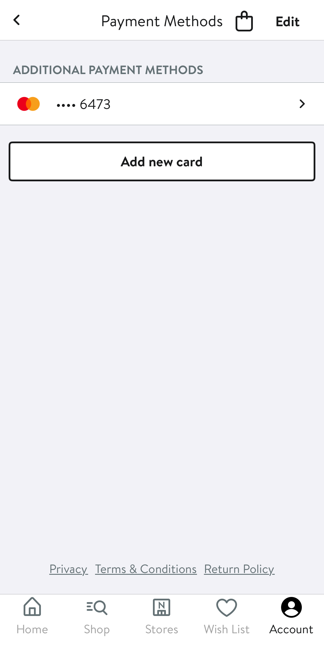 Mobile screenshot of Nordstrom
