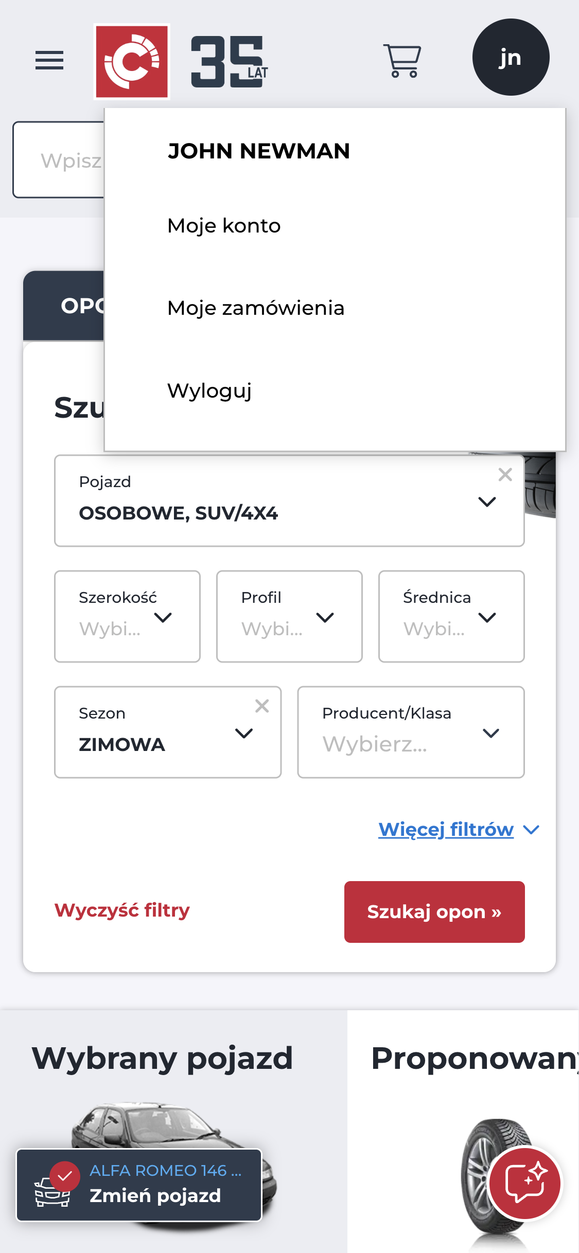 Mobile screenshot of Inter Cars