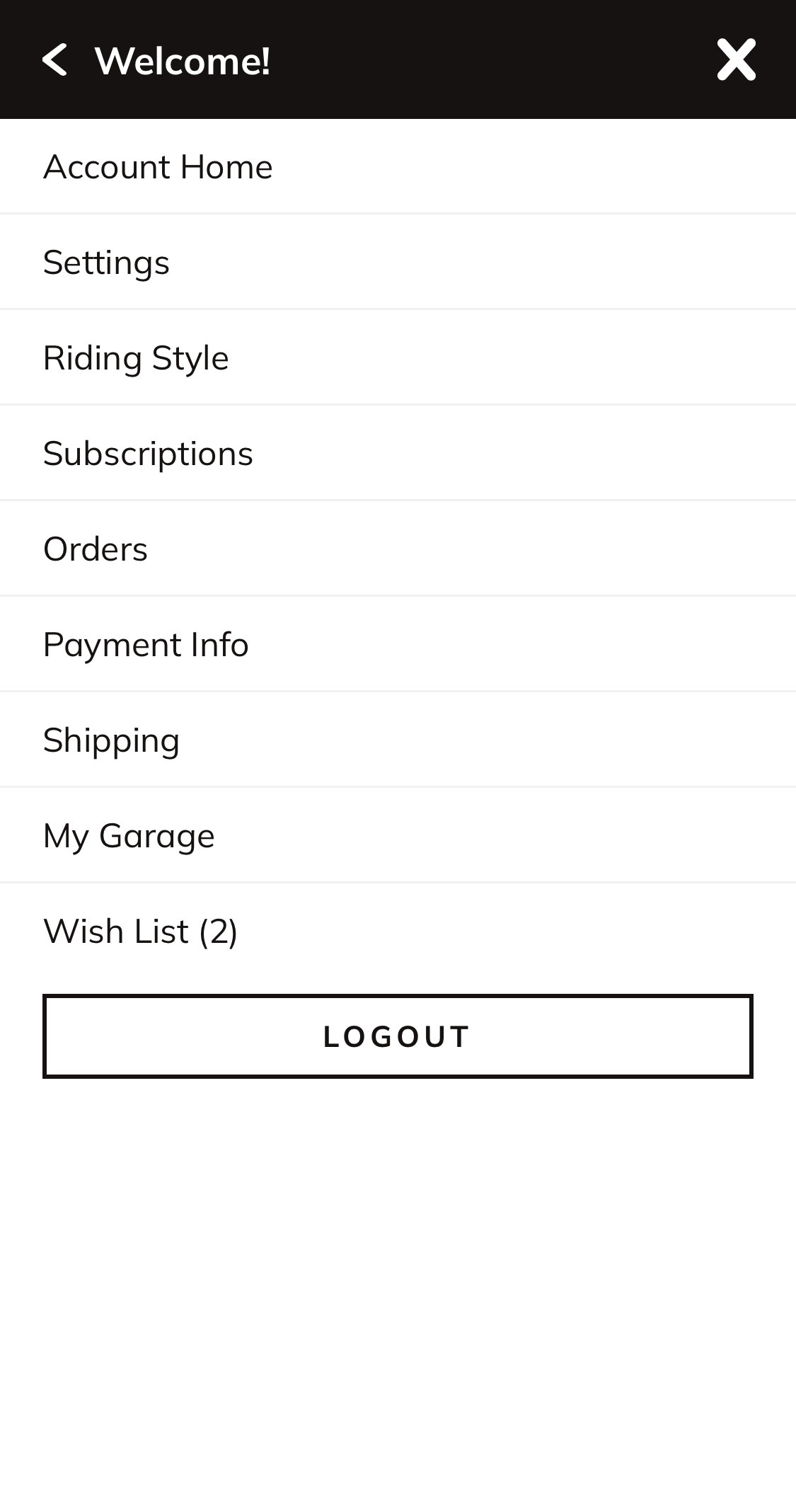 Mobile screenshot of J&P Cycles