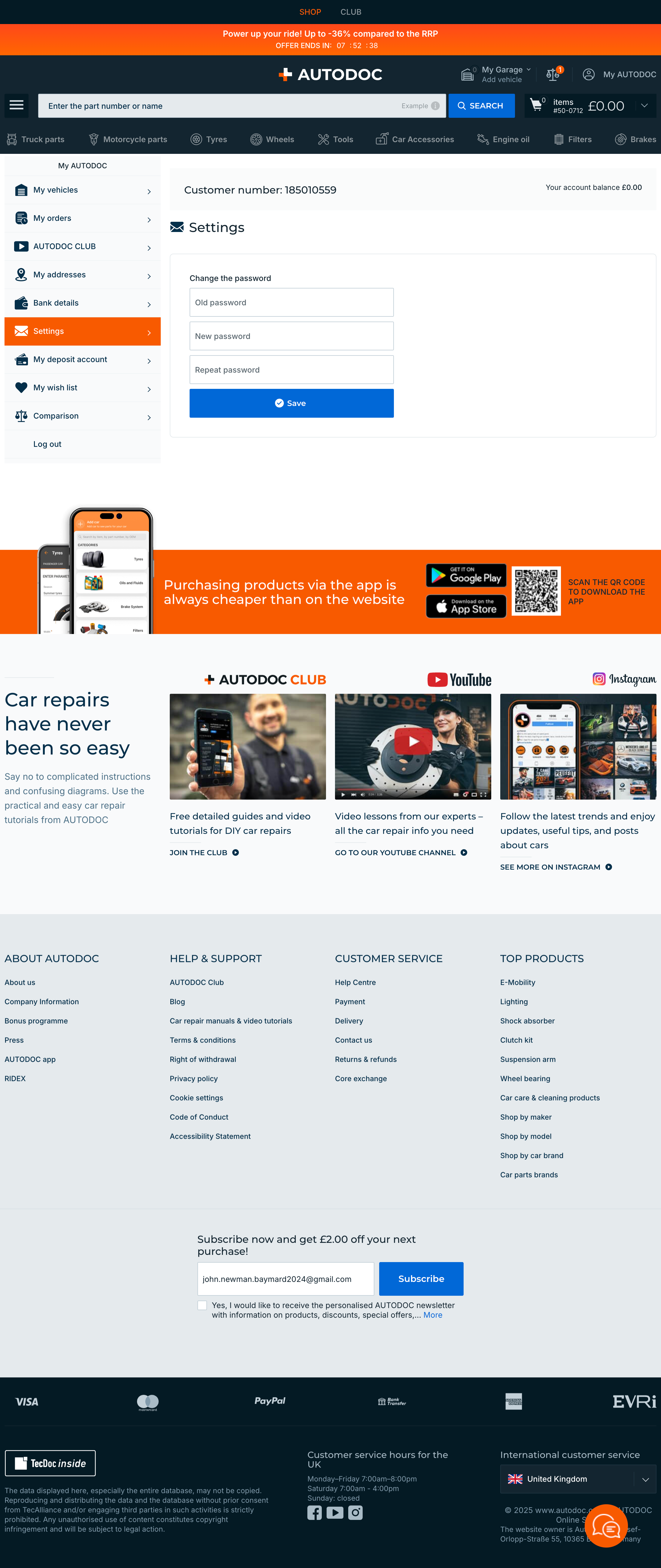 Desktop screenshot of AUTODOC