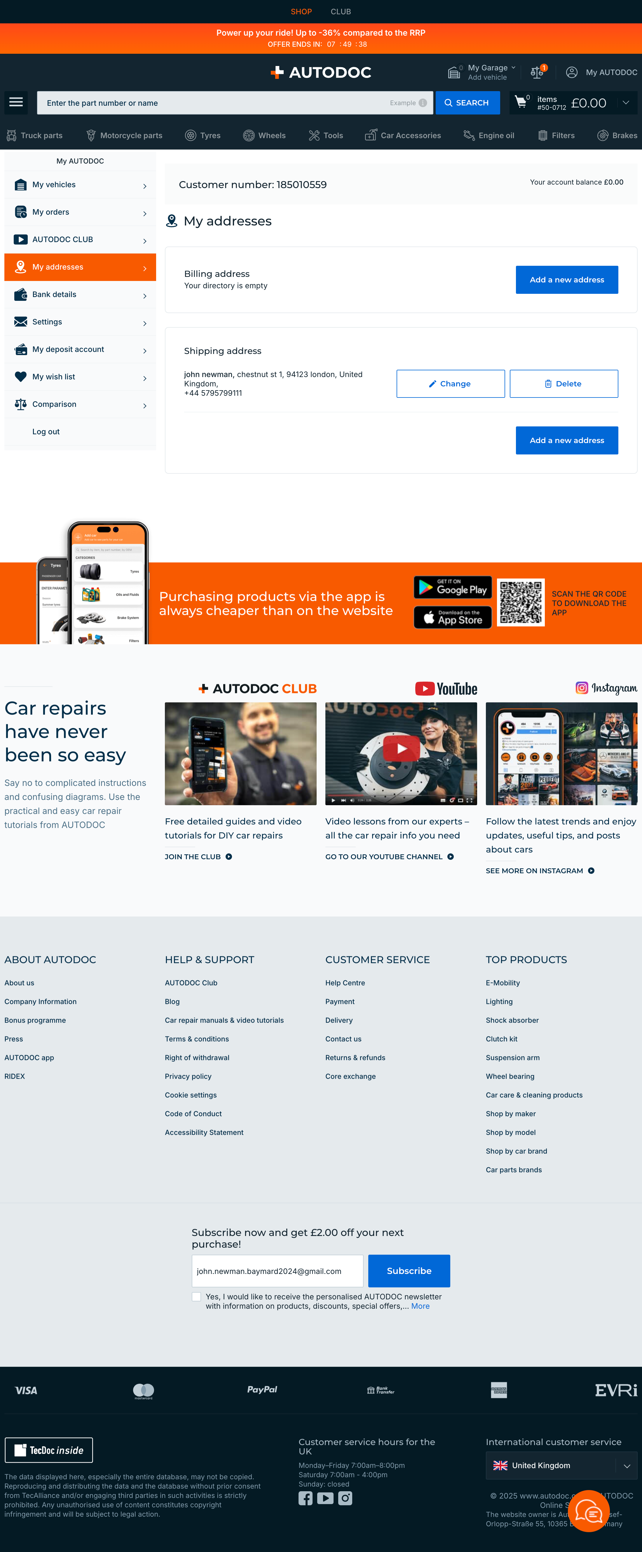Desktop screenshot of AUTODOC