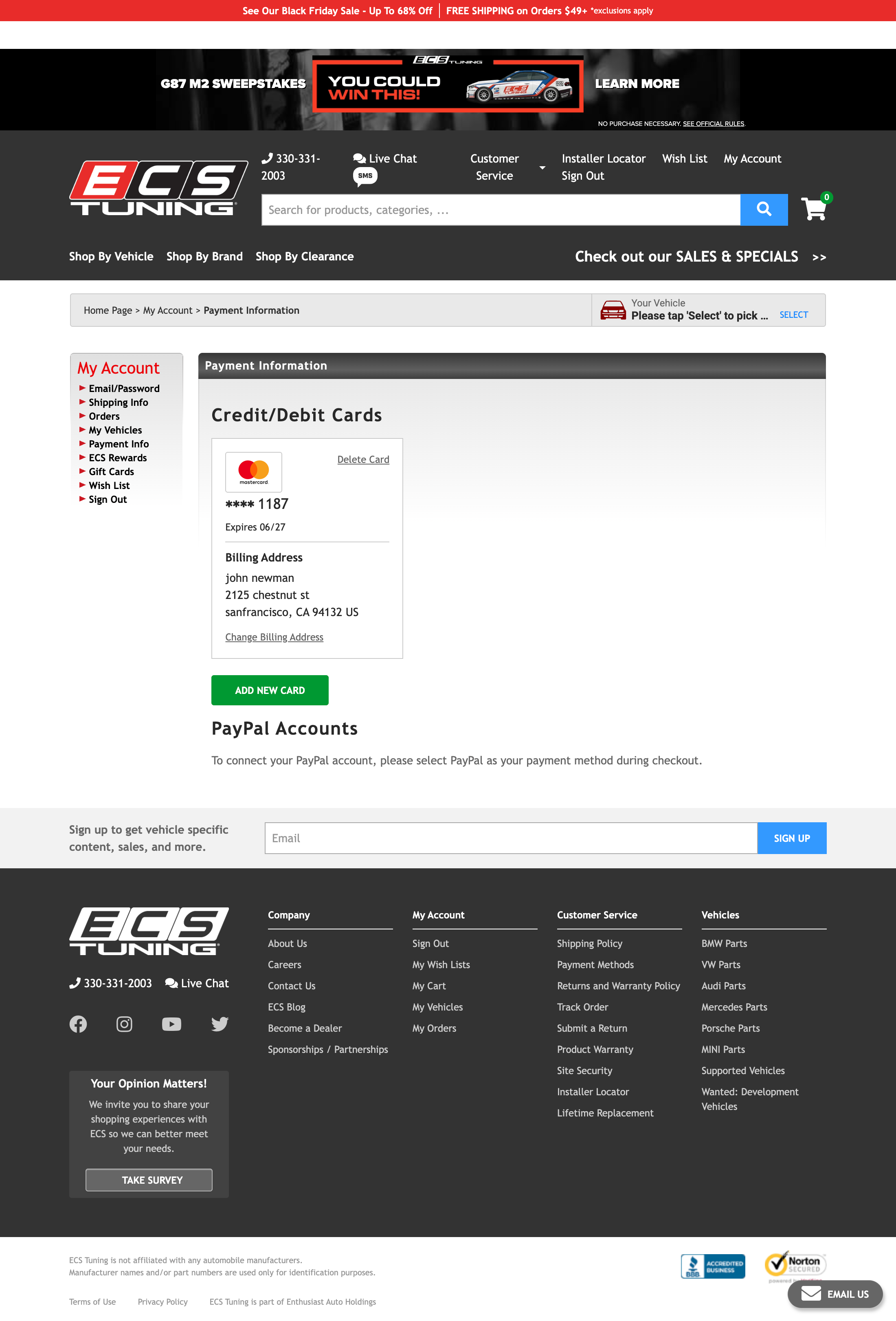 Desktop screenshot of ECS Tuning