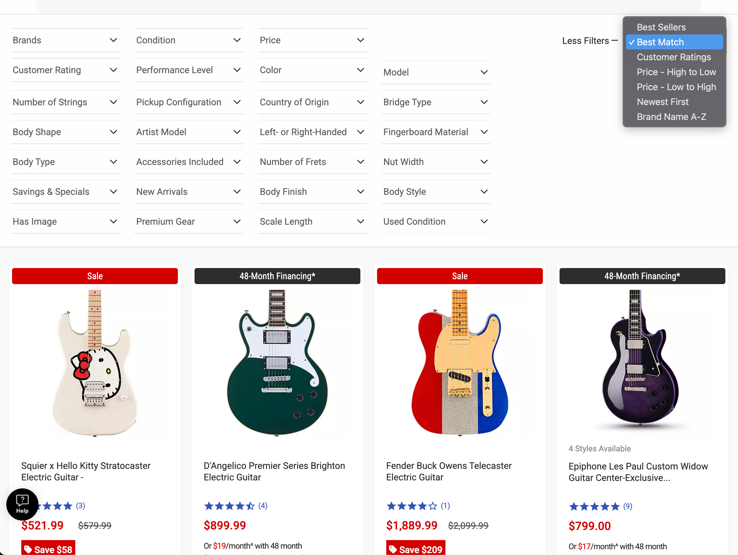 Desktop screenshot of Musician’s Friend