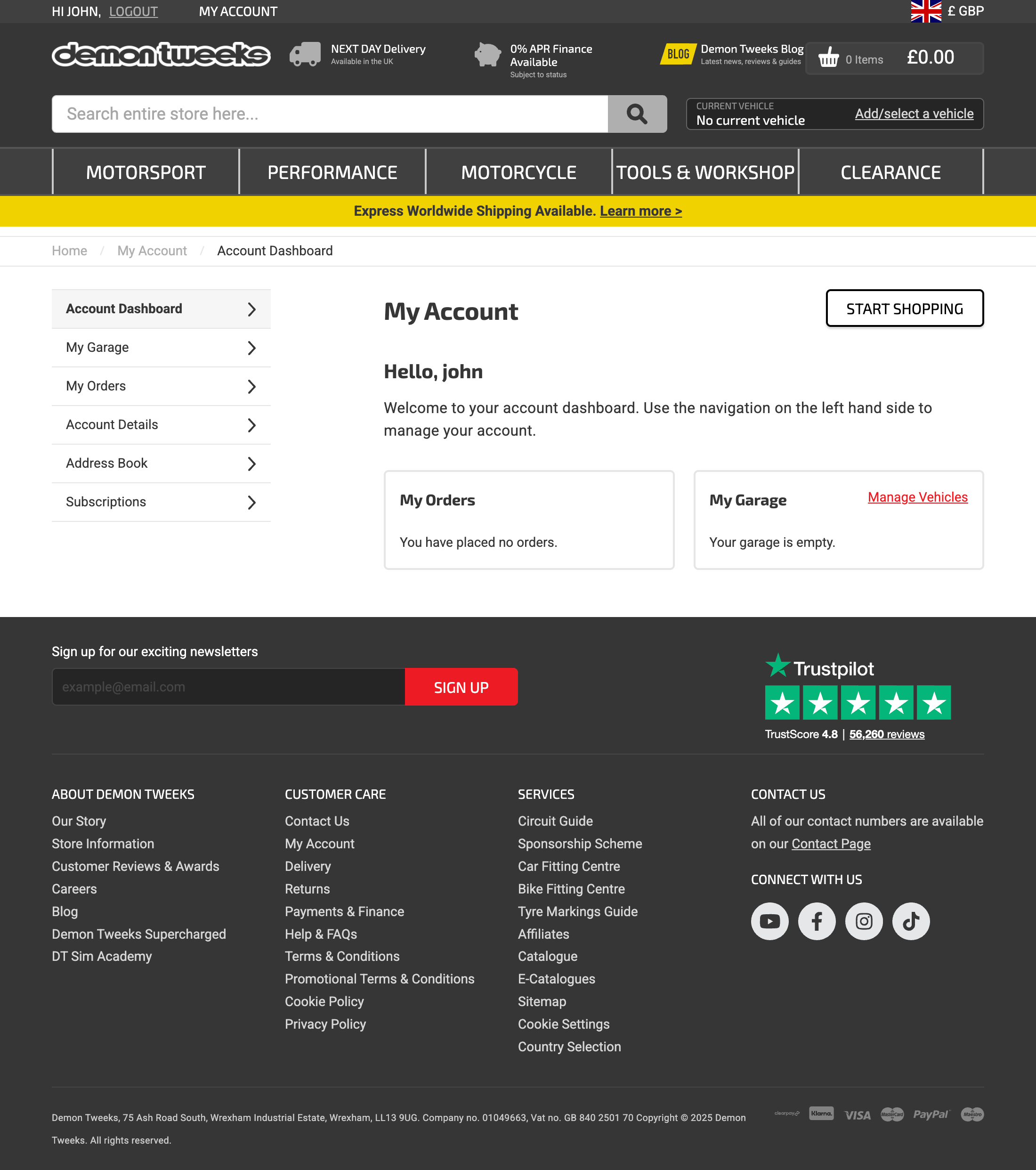 Desktop screenshot of Demon Tweeks