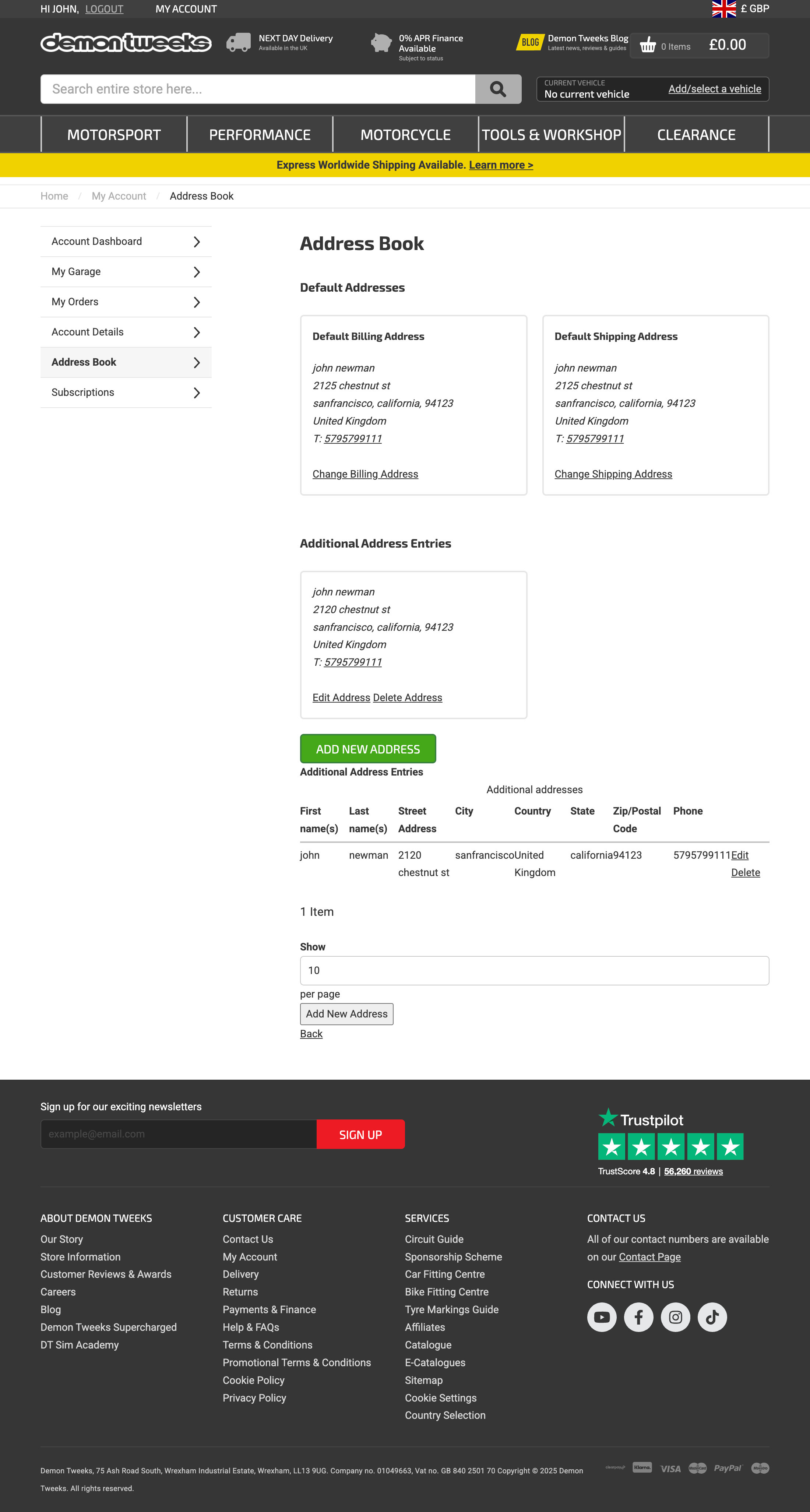 Desktop screenshot of Demon Tweeks