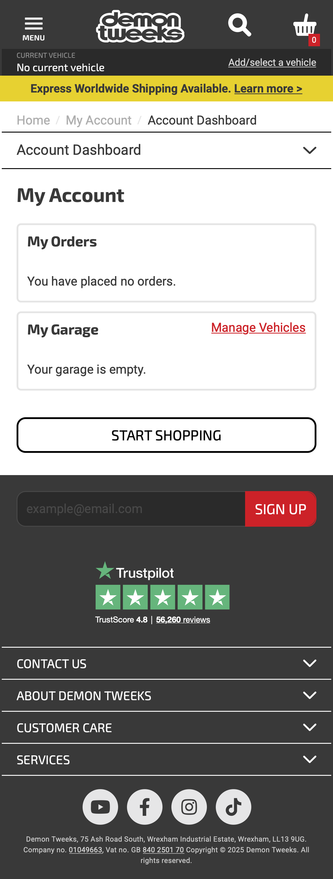 Mobile screenshot of Demon Tweeks
