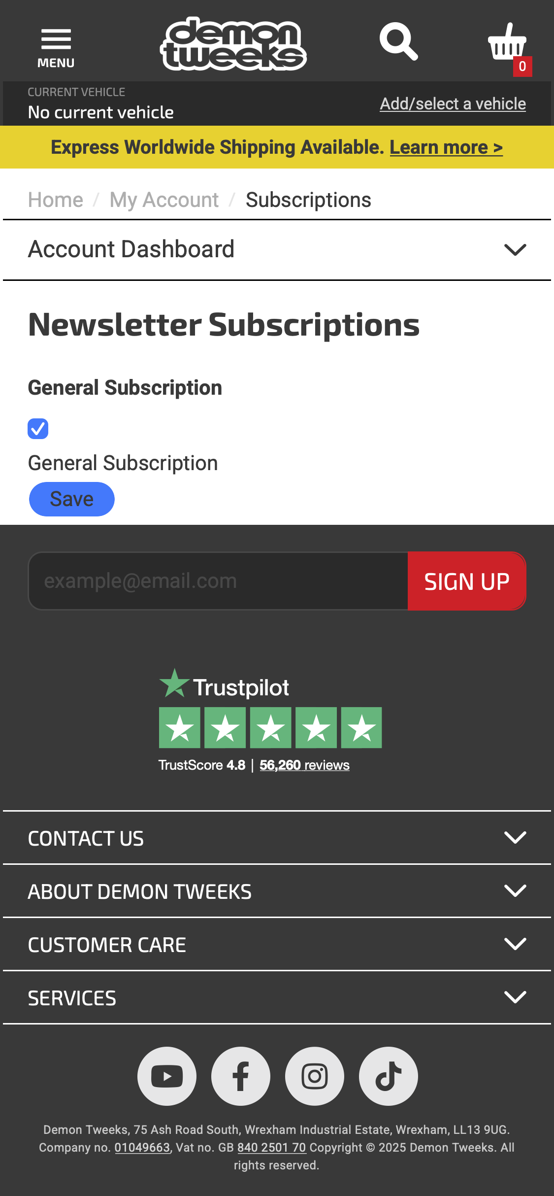 Mobile screenshot of Demon Tweeks