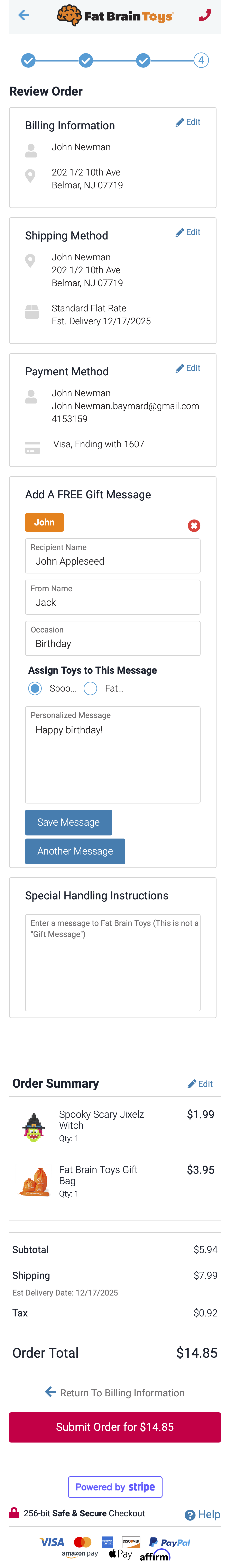 Mobile screenshot of Fat Brain Toys