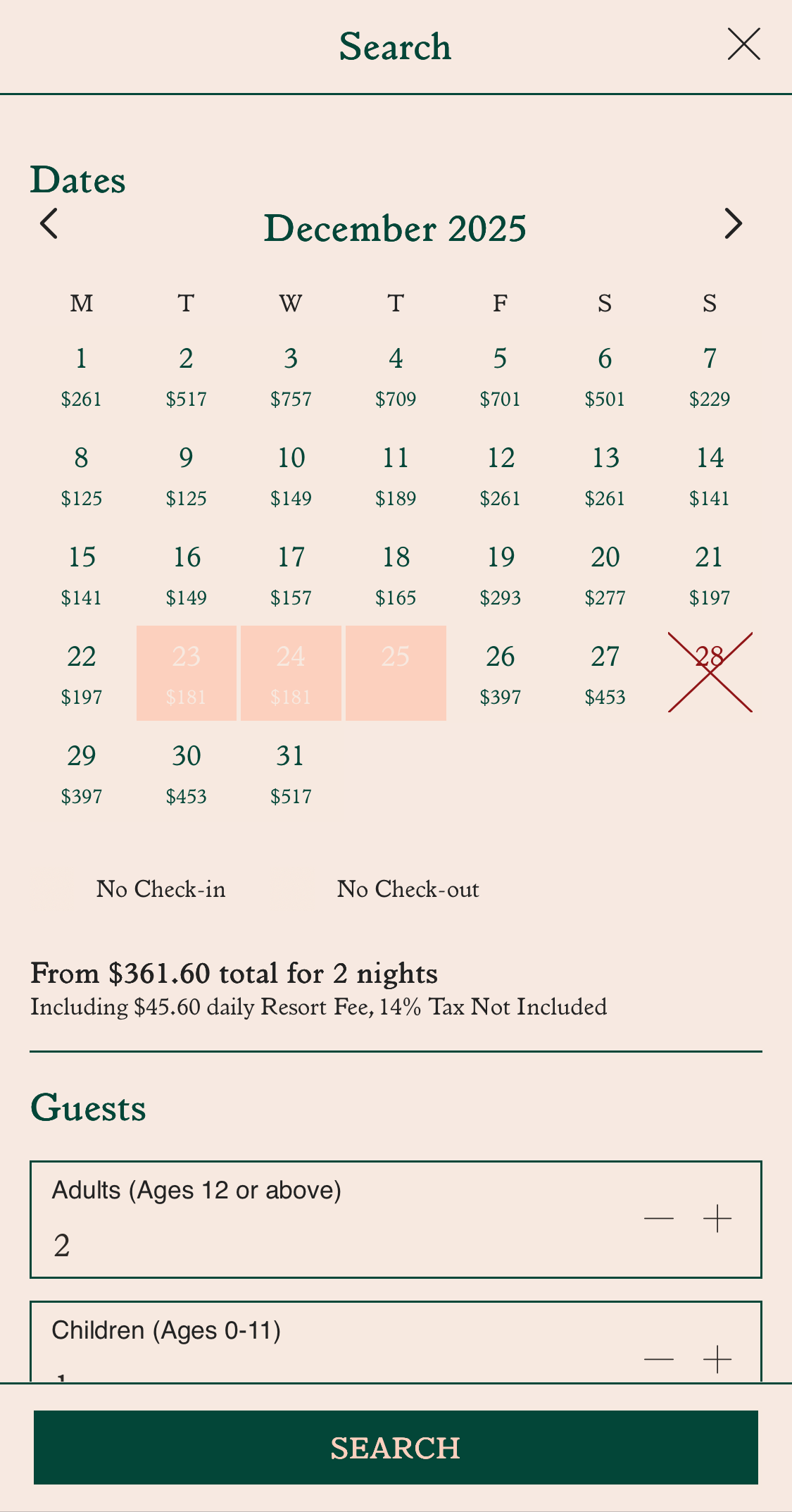 Mobile screenshot of Esmé Hotel