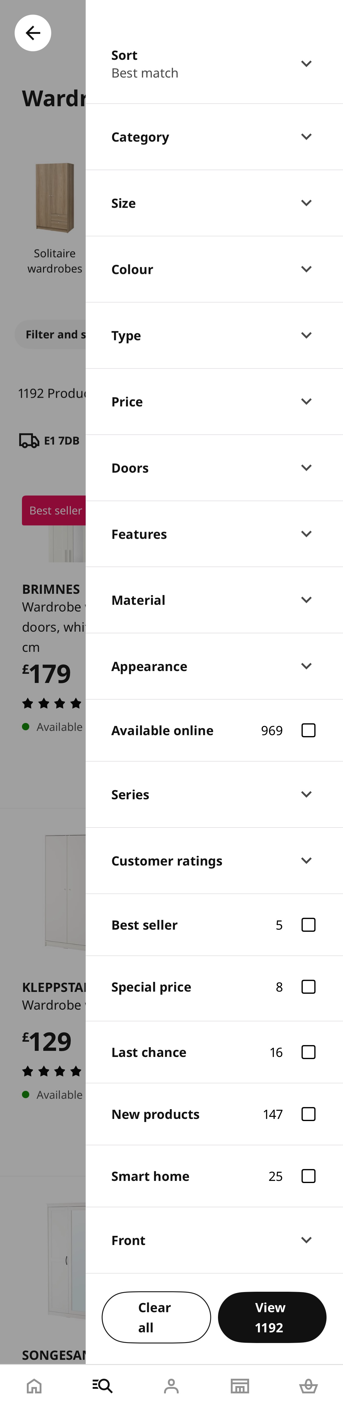 Mobile screenshot of IKEA