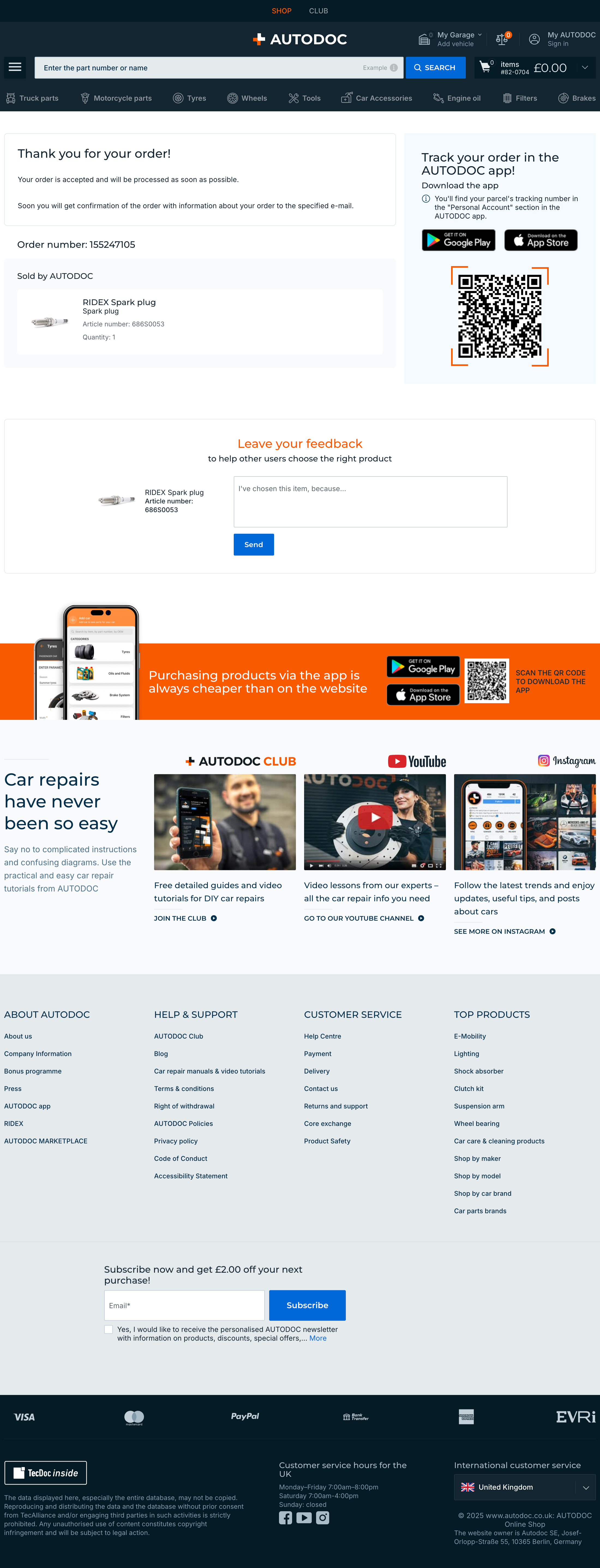 Desktop screenshot of AUTODOC
