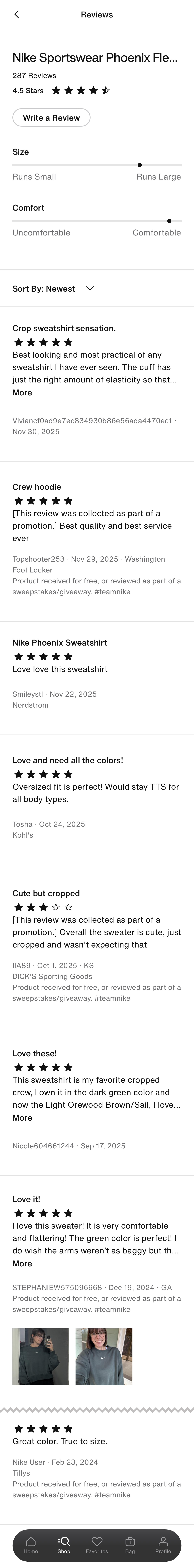 Mobile screenshot of Nike