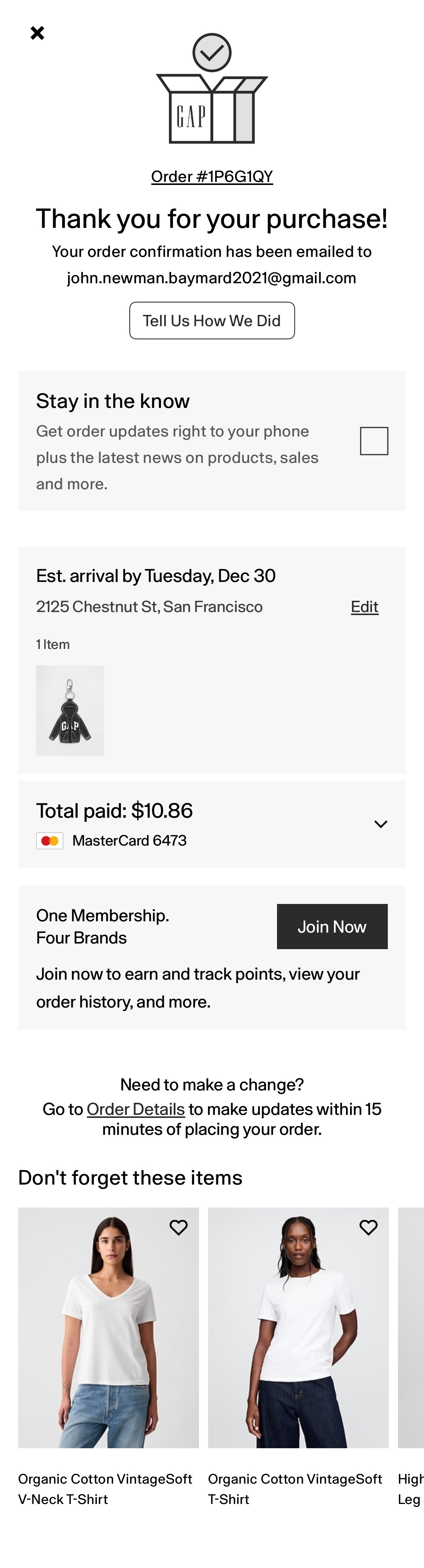 Mobile screenshot of GAP