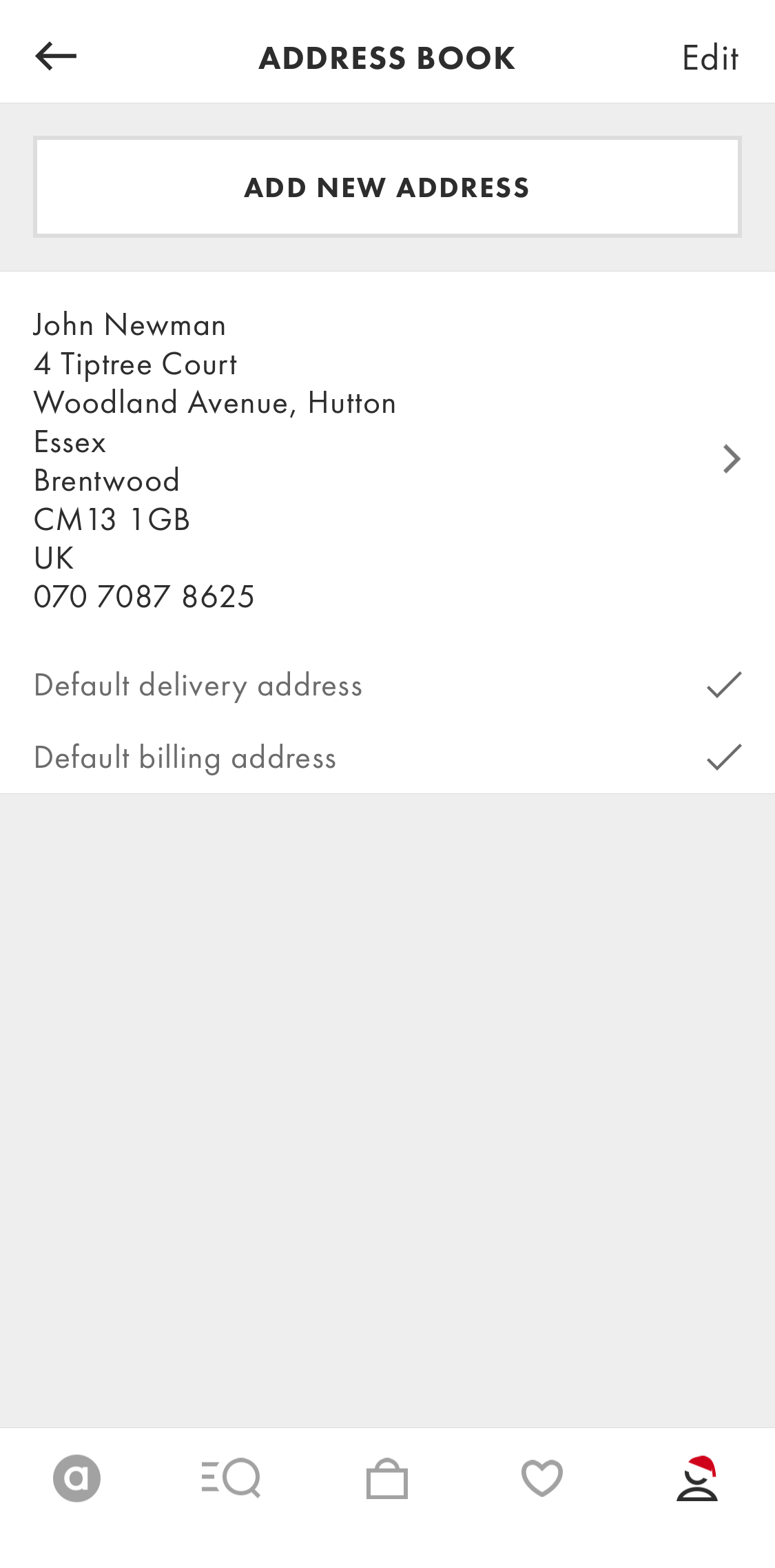 Mobile screenshot of ASOS