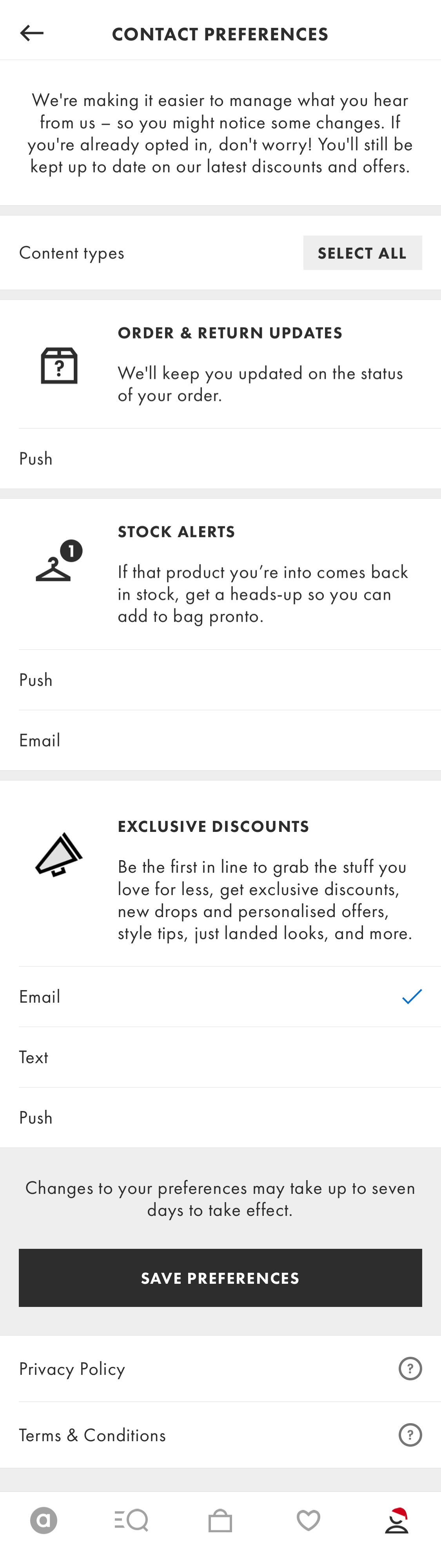 Mobile screenshot of ASOS
