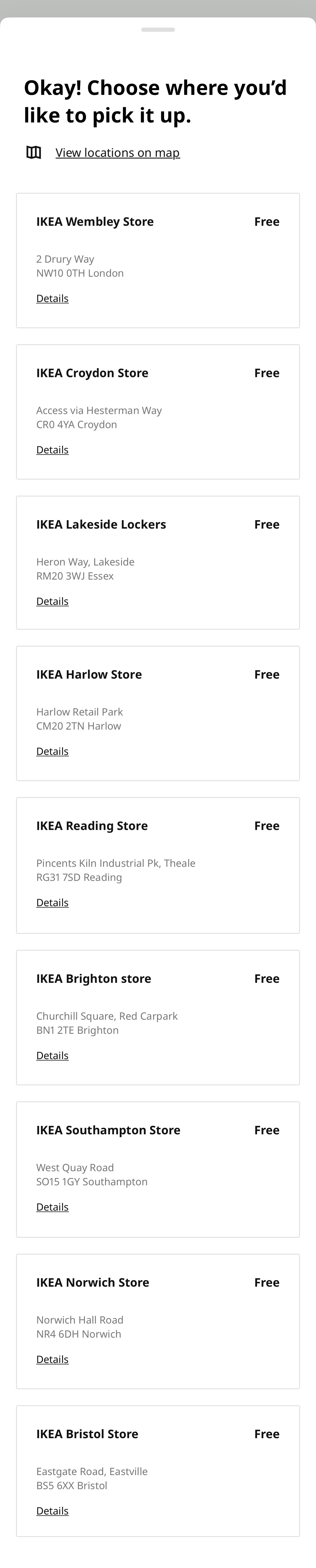 Mobile screenshot of IKEA