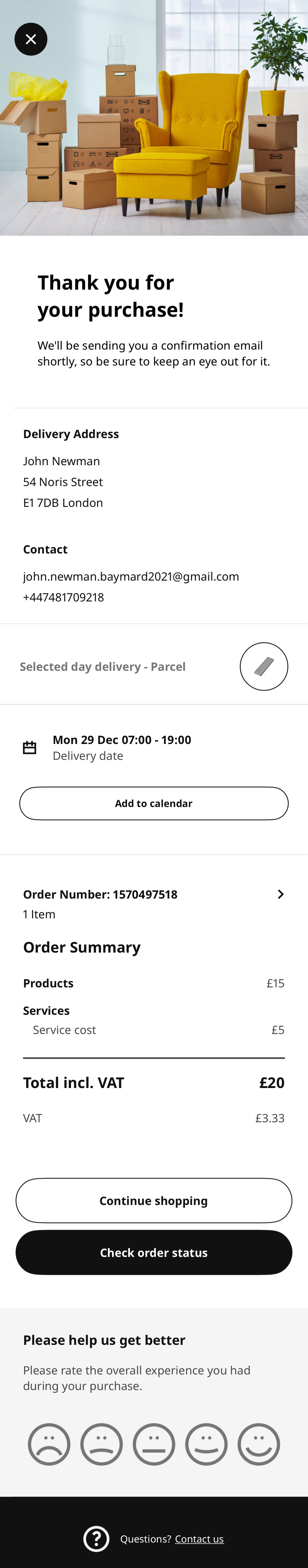 Mobile screenshot of IKEA