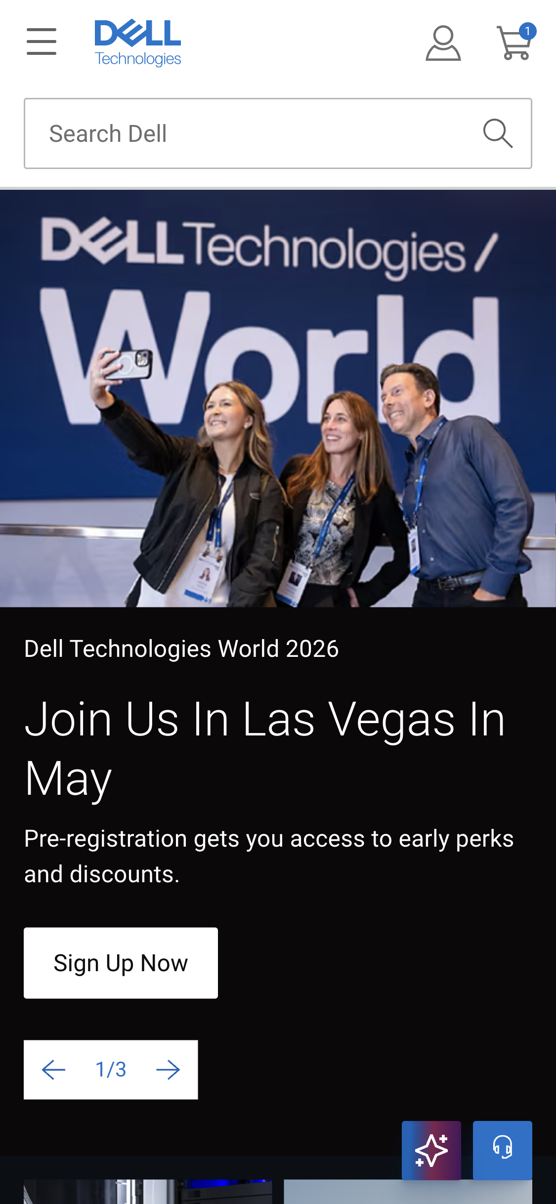 Mobile screenshot of Dell