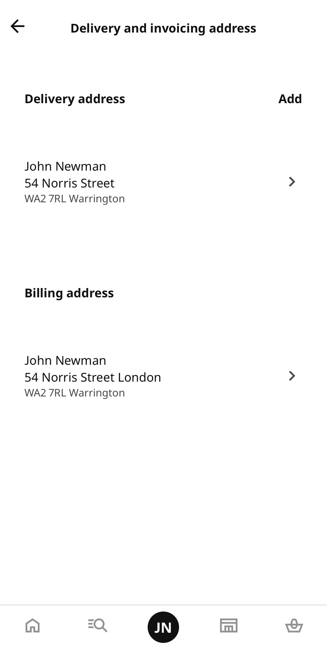 Mobile screenshot of IKEA