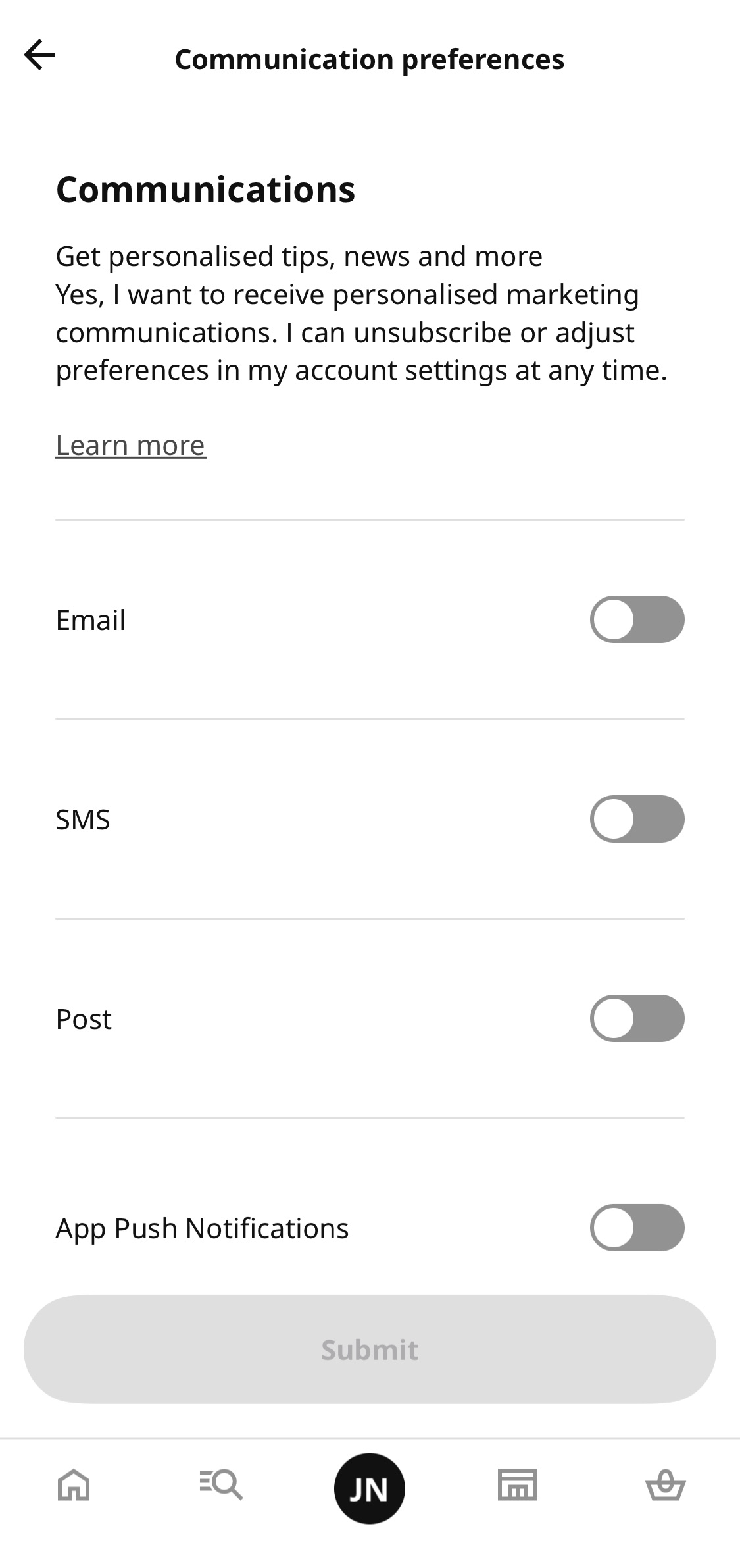 Mobile screenshot of IKEA