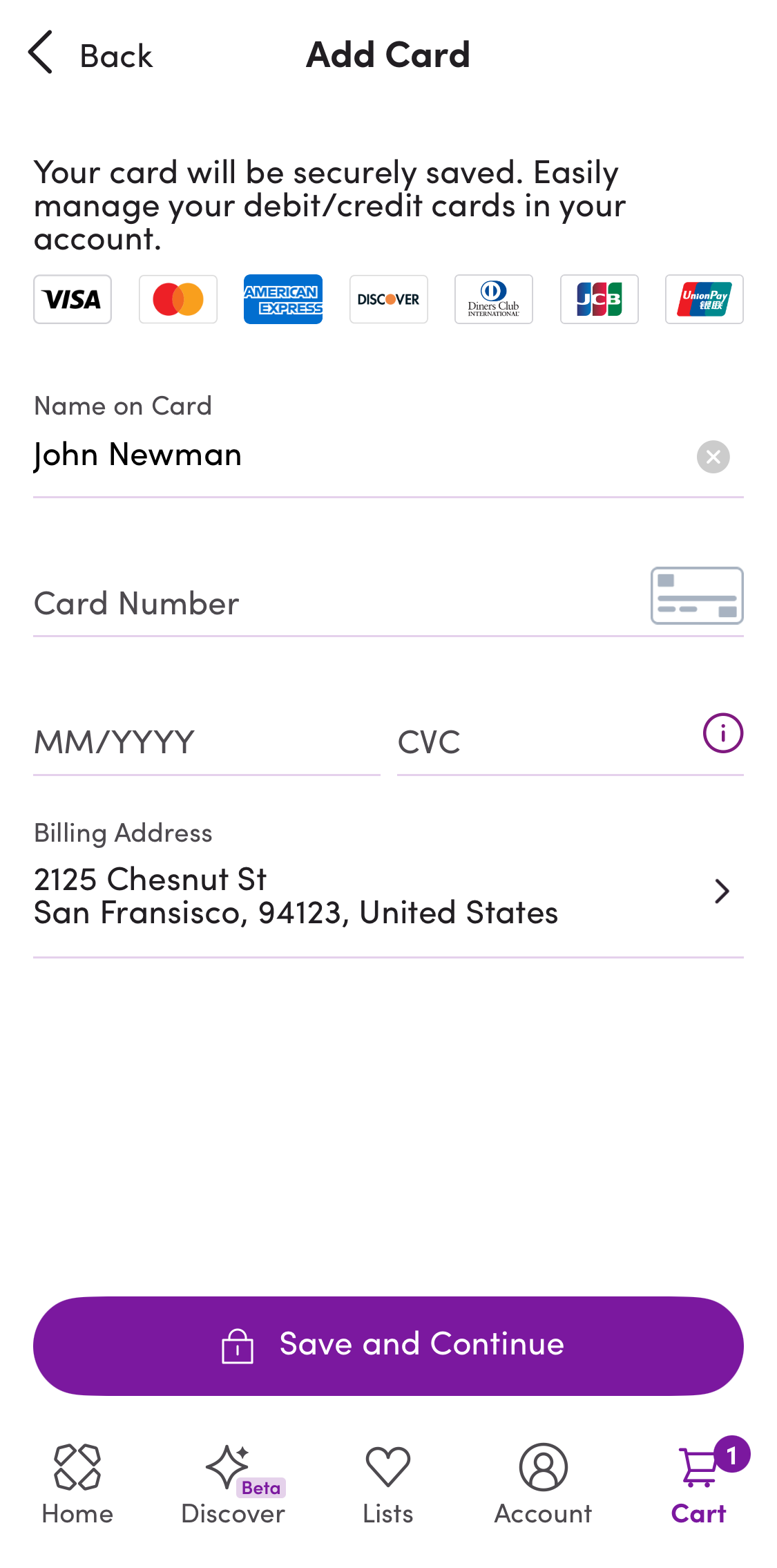 Mobile screenshot of Wayfair