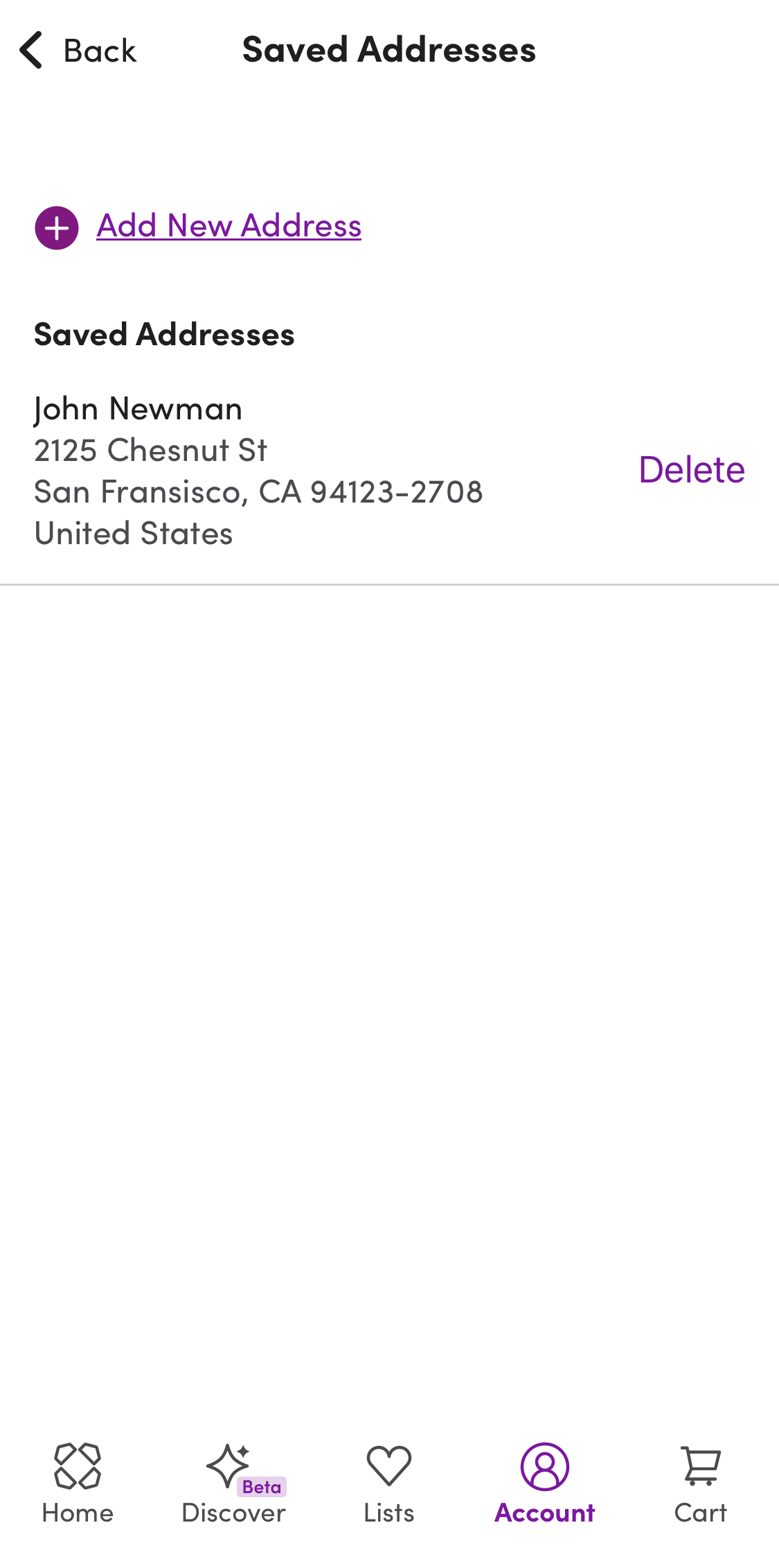 Mobile screenshot of Wayfair