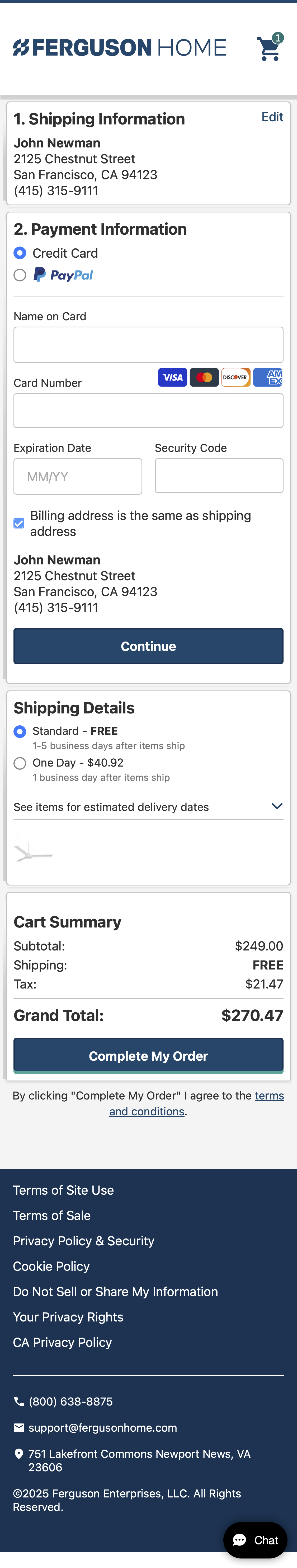 Mobile screenshot of Build.com