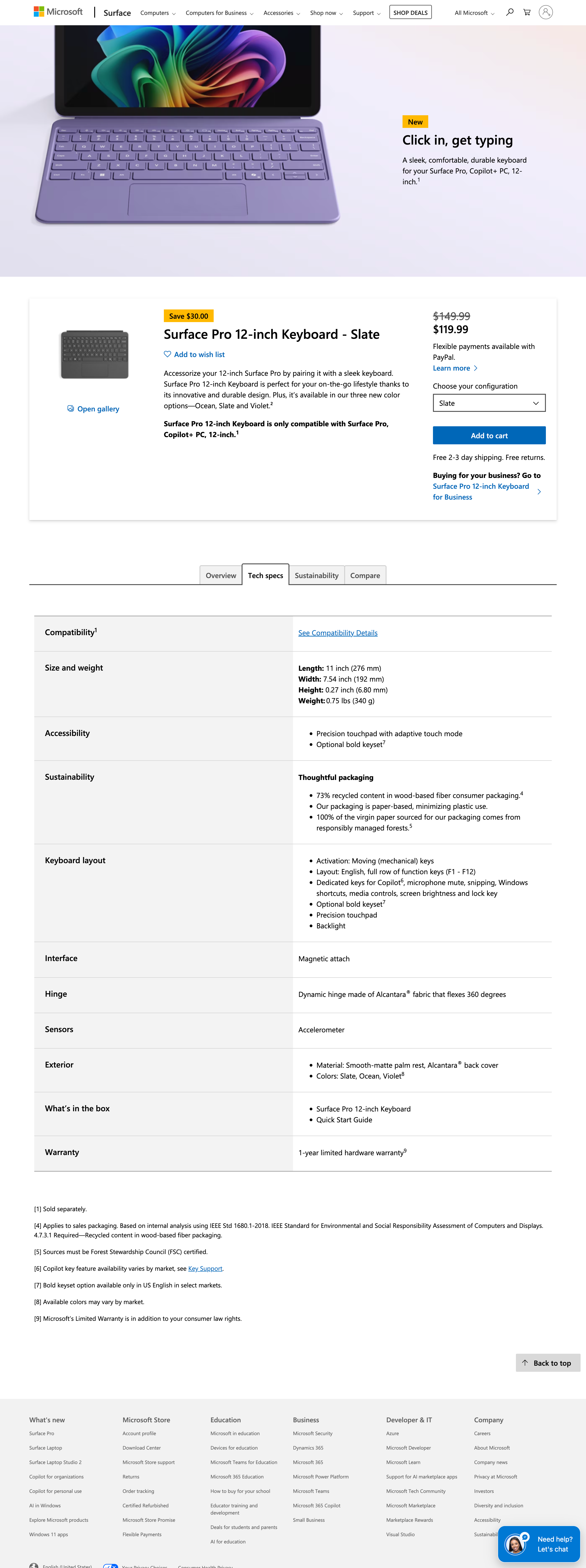 Desktop screenshot of Microsoft