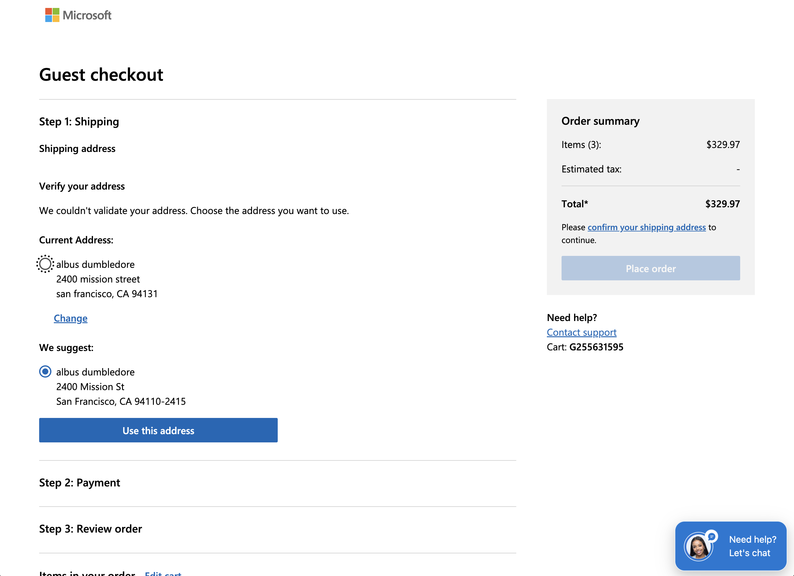 Desktop screenshot of Microsoft