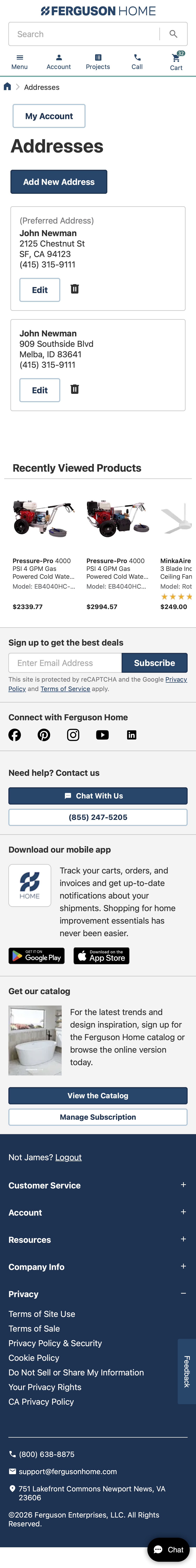 Mobile screenshot of Build.com