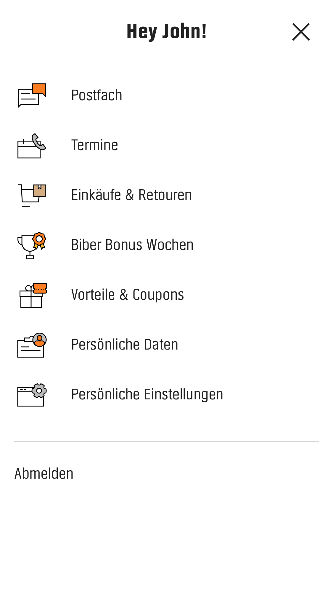 Mobile screenshot of OBI