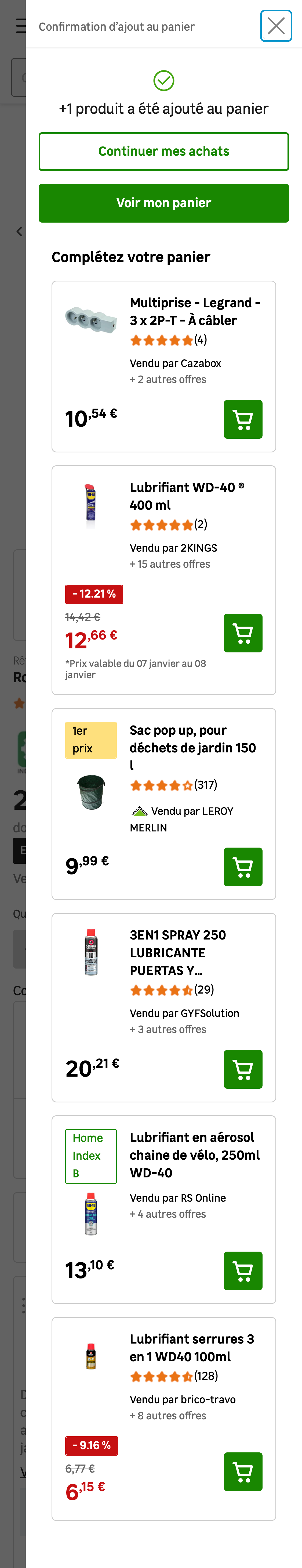 Mobile screenshot of Leroy Merlin