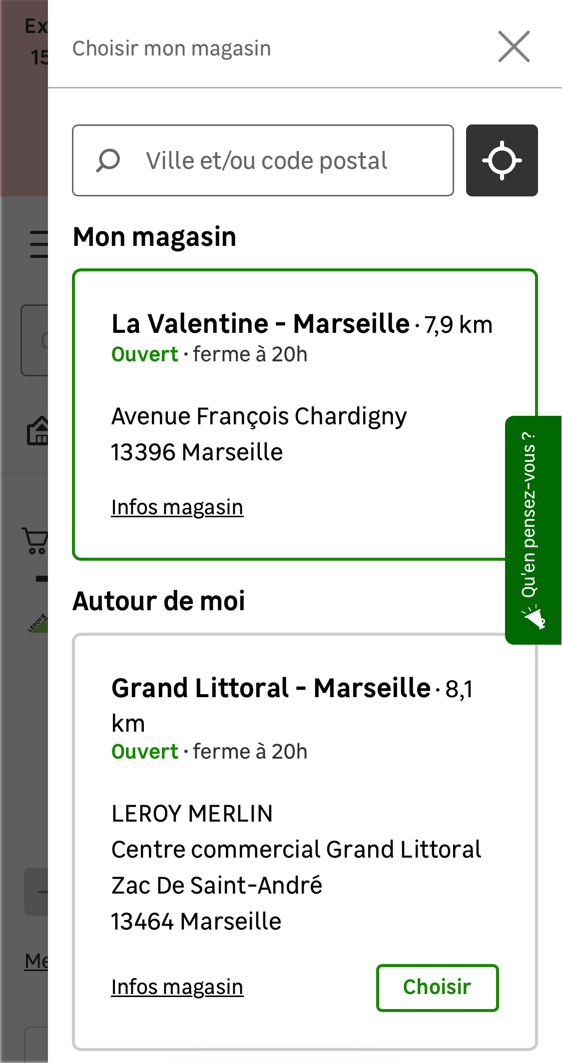 Mobile screenshot of Leroy Merlin
