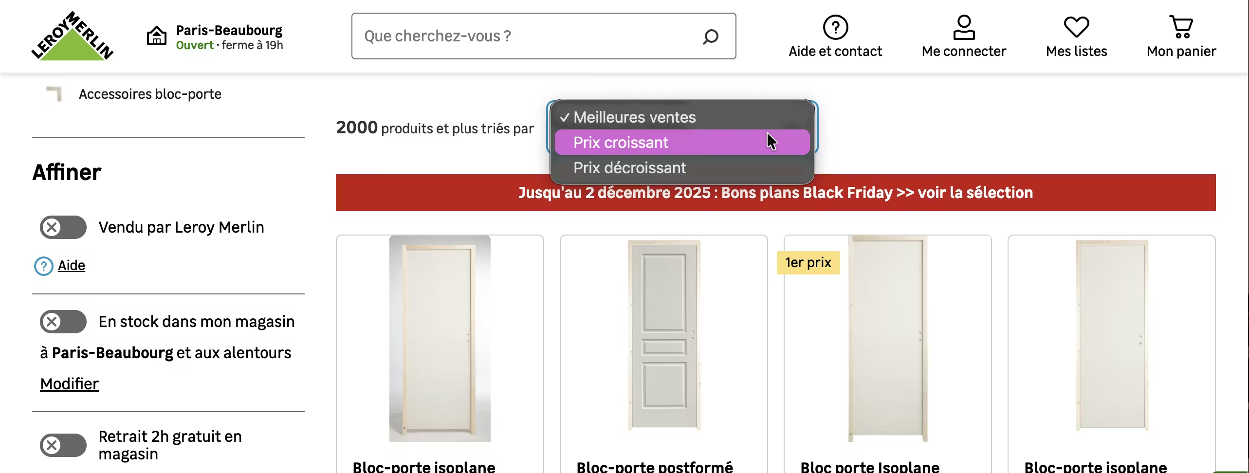 Desktop screenshot of Leroy Merlin