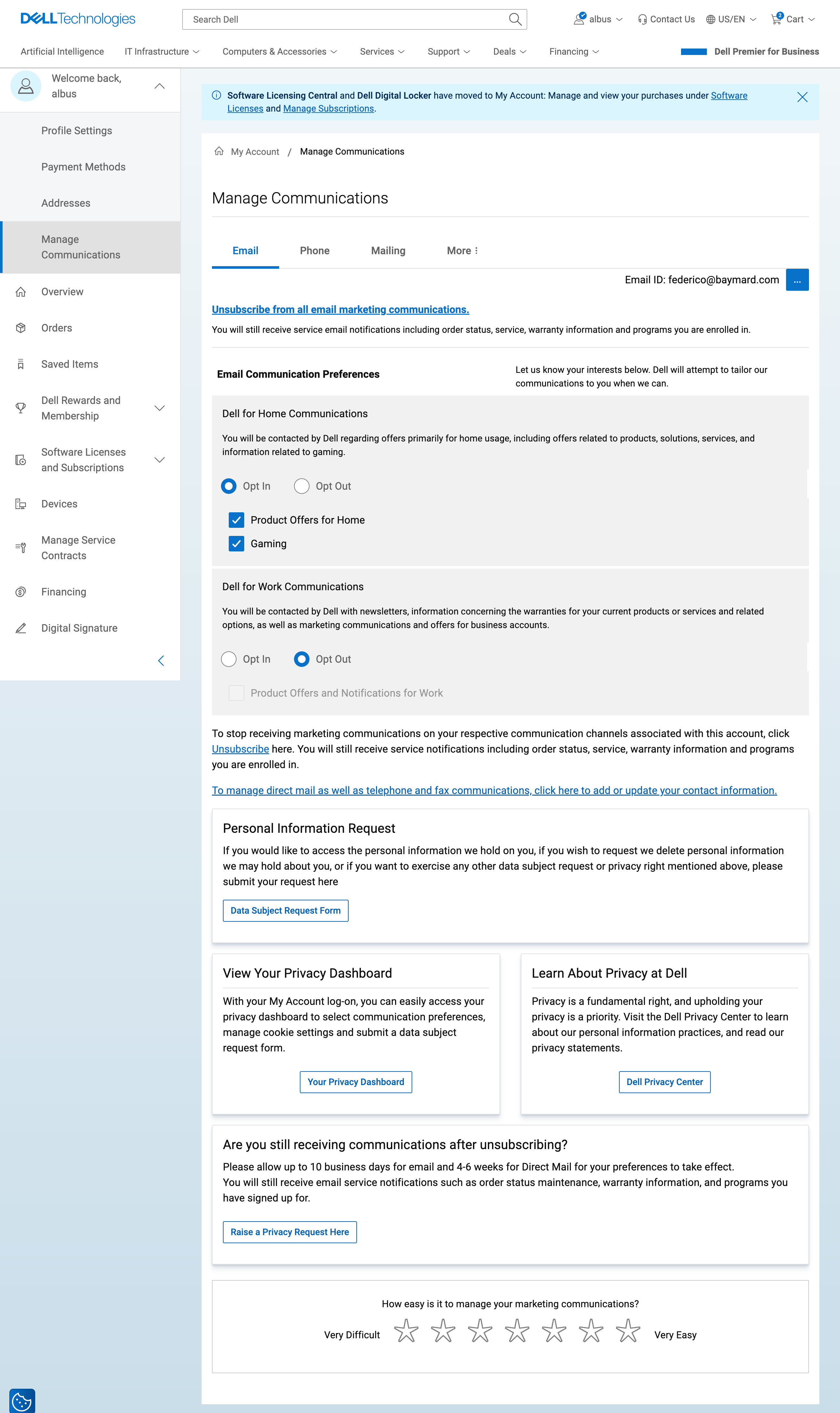 Desktop screenshot of Dell