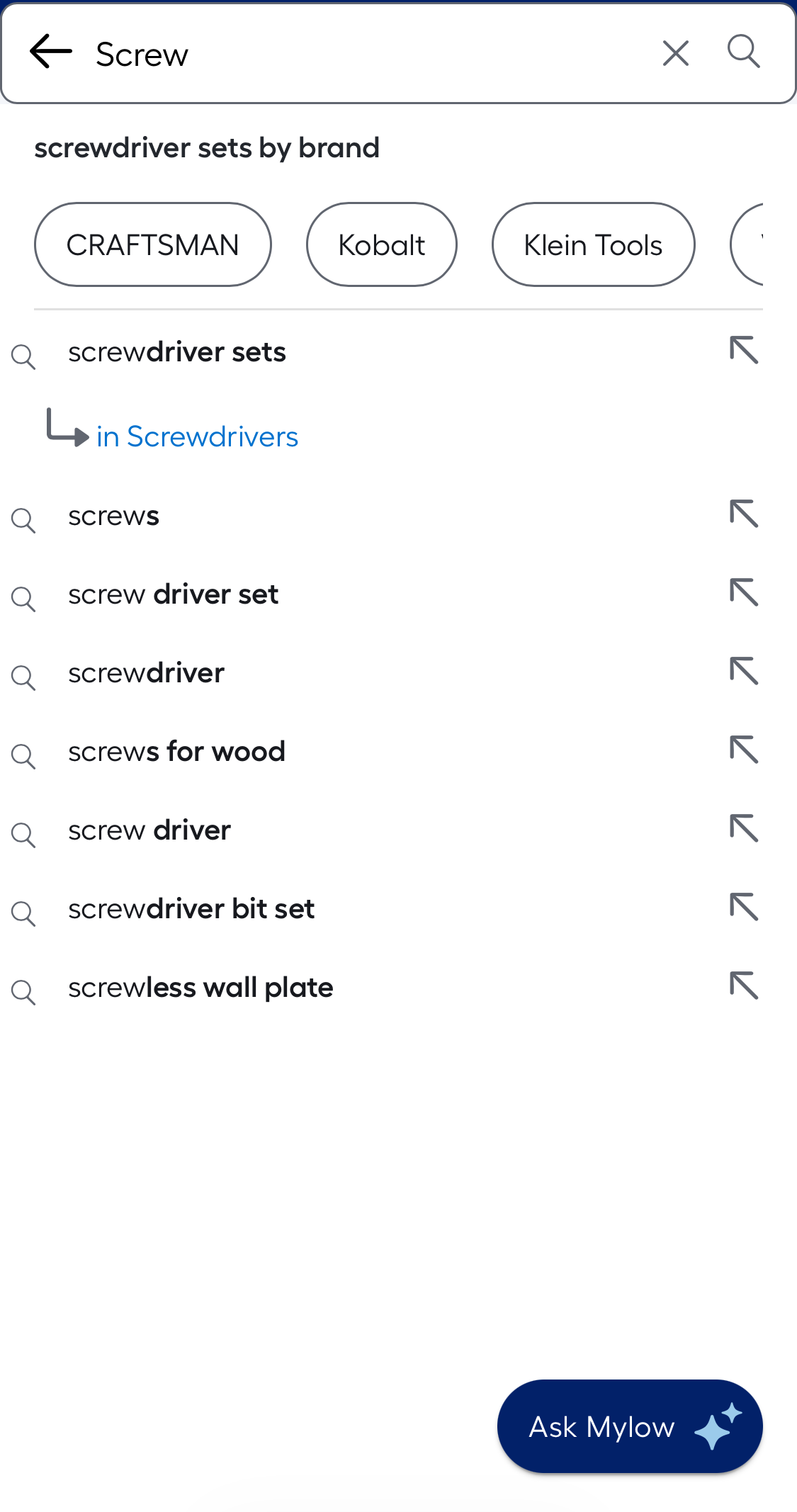 Mobile screenshot of Lowe’s