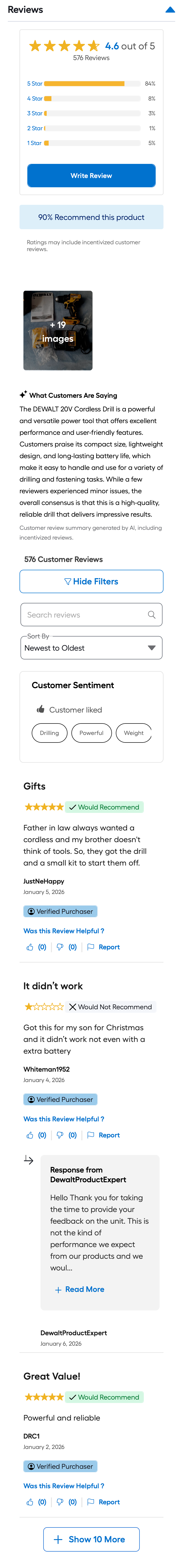 Mobile screenshot of Lowe’s