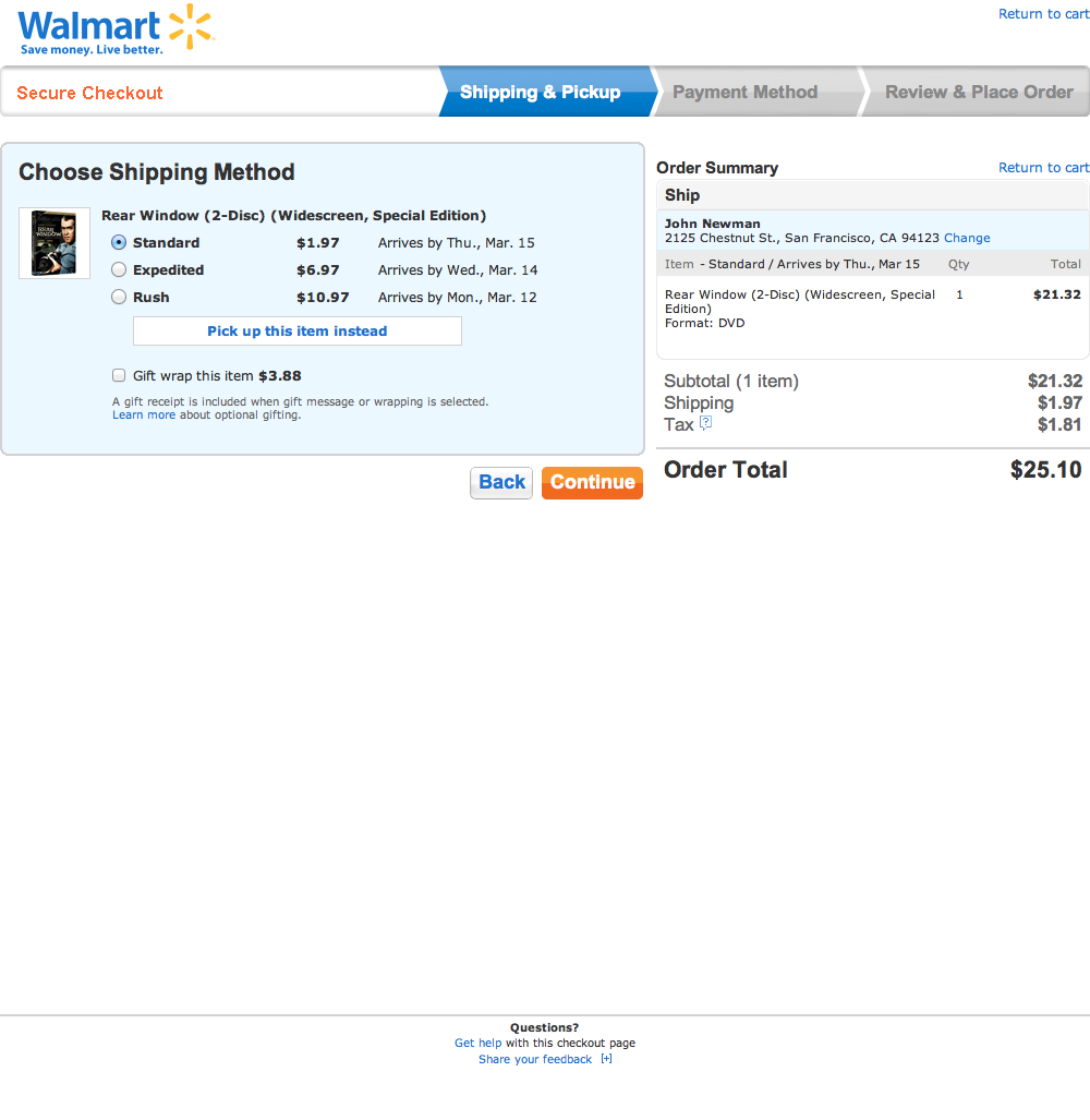 Desktop screenshot of Walmart